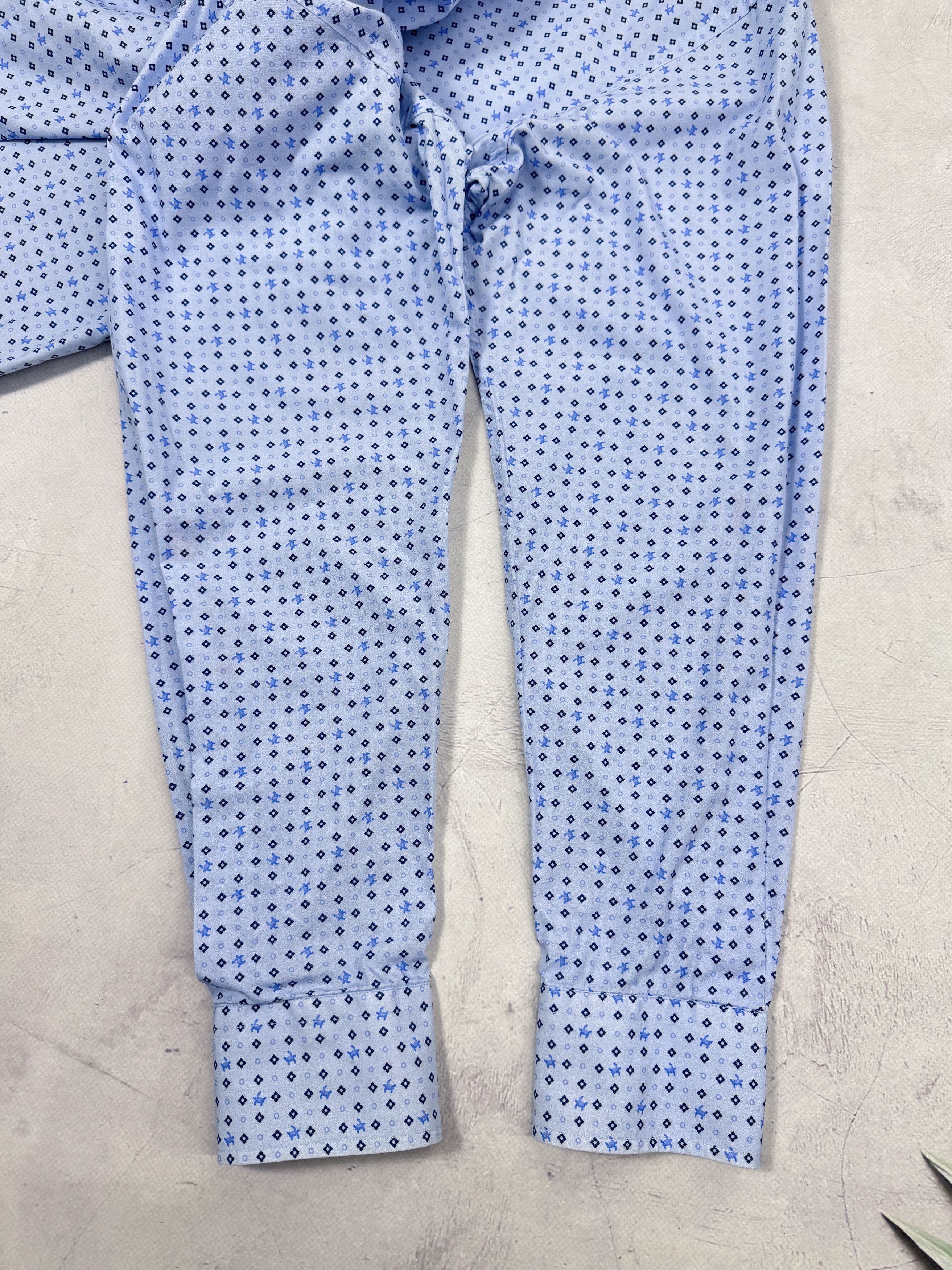 Etro Etro Shirt Light Blue & Geometric Turtles Size US L / EU 52-54 / 3 - 11 Thumbnail