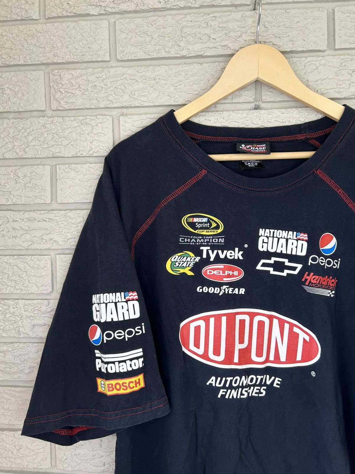 NASCAR Vintage NASCAR Jeff Gordon Sponsor Racing T Shirt Size US XL / EU 56 / 4 - 2 Thumbnail