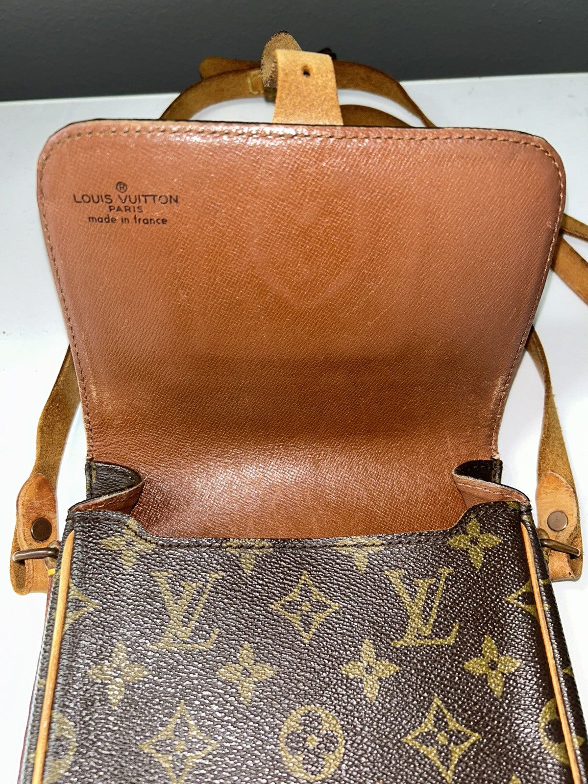Louis Vuitton Louis Vuitton Monogram Mini Cartouchiere PM Crossbody 874 SL Size ONE SIZE - 5 Thumbnail