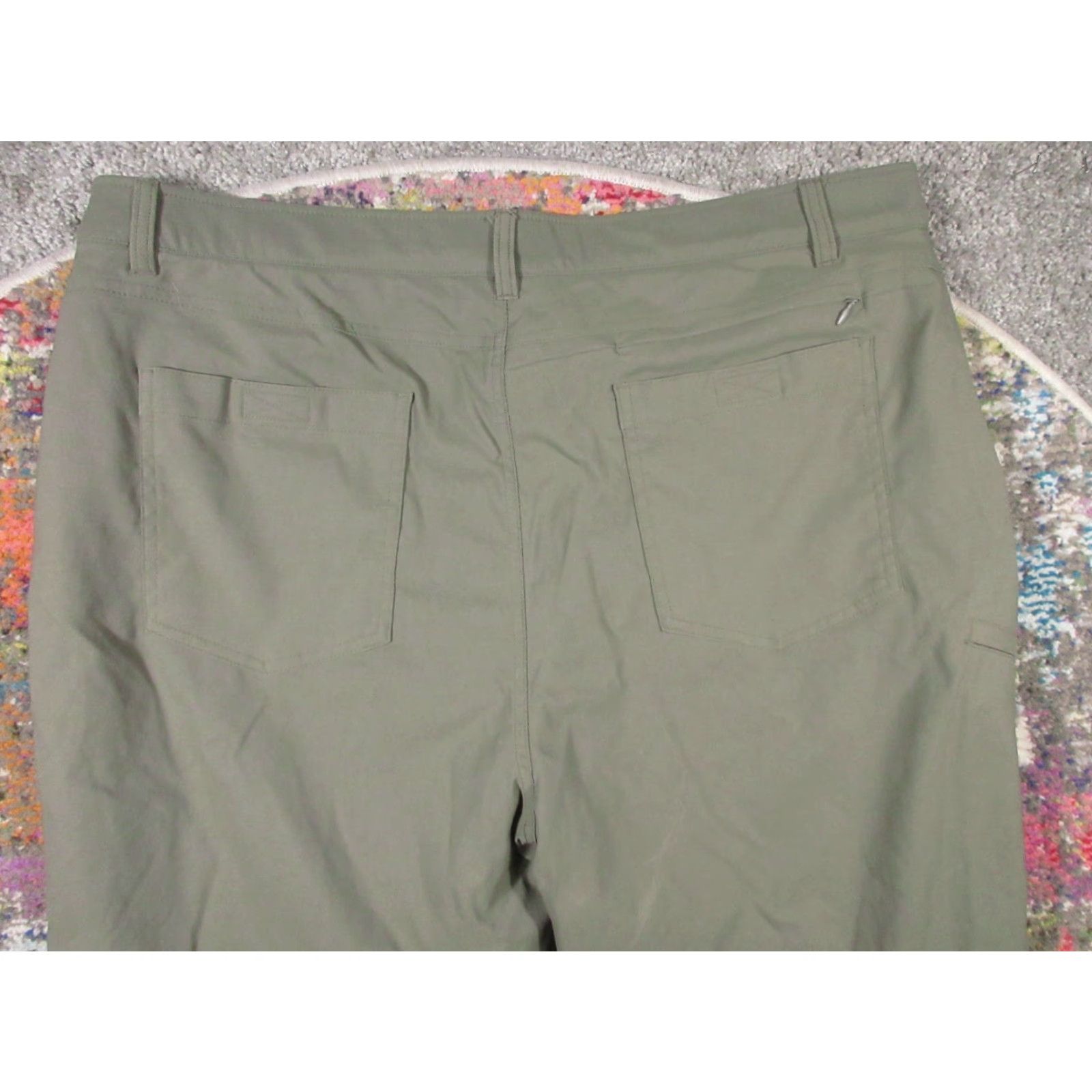 Vintage Gerry Mens Venture Fleece Lined Stretch Comfort Pant 40x30 Green Water Repellent Weather-Resistant Outdoor Hiking Pants Mens Regular 40 Green Size US 40 / EU 56 - 5 Thumbnail