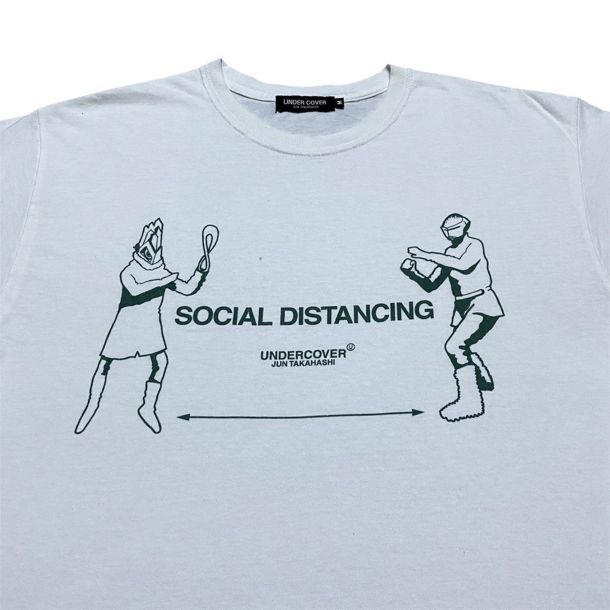 Japanese Brand Rare‼️🔥Vintage Undercover Social Distancing T-Shirt Size US S / EU 44-46 / 1 - 5 Thumbnail