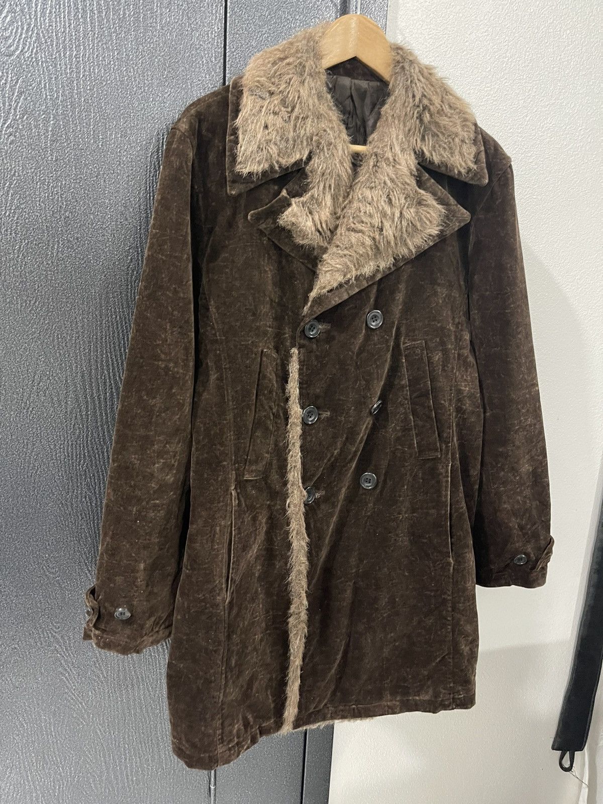 Tornado Mart Vintage Tornado Mart Japan Faux Fur Velvet Jacket Size US L / EU 52-54 / 3 - 3 Thumbnail