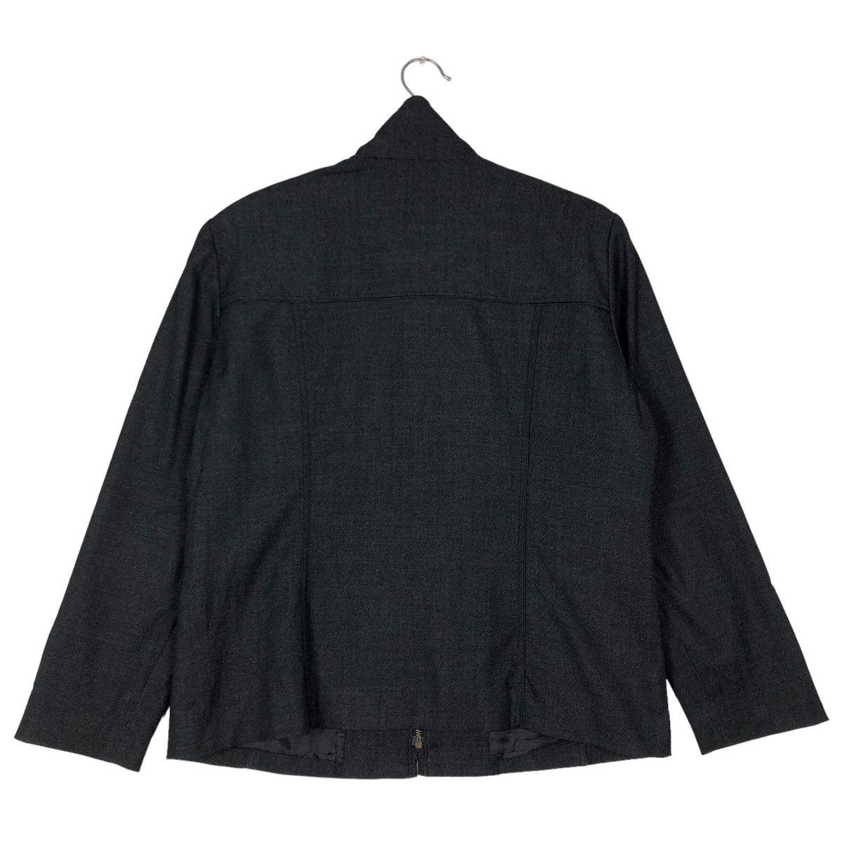 Issey Miyake 🔥Rich Black Zipper Jacket Kansai Bis Issey Miyake Size US M / EU 48-50 / 2 - 8 Thumbnail