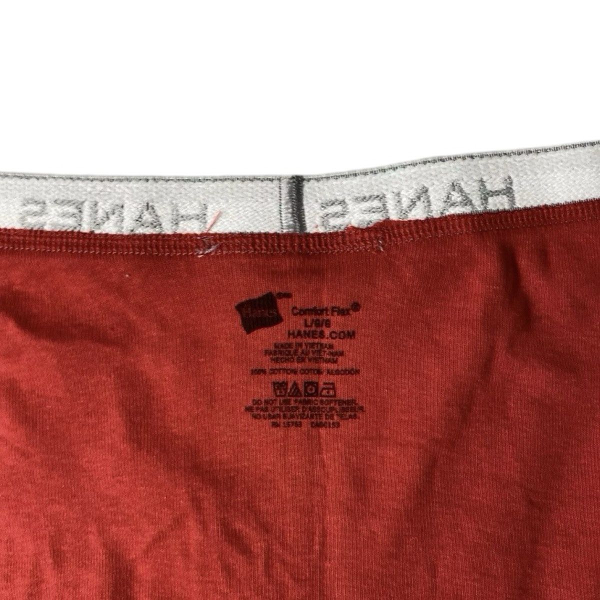 Hanes Hanes Red / Gray Men’s Underwear Boxer Briefs Size Large Size 36 - 3 Thumbnail