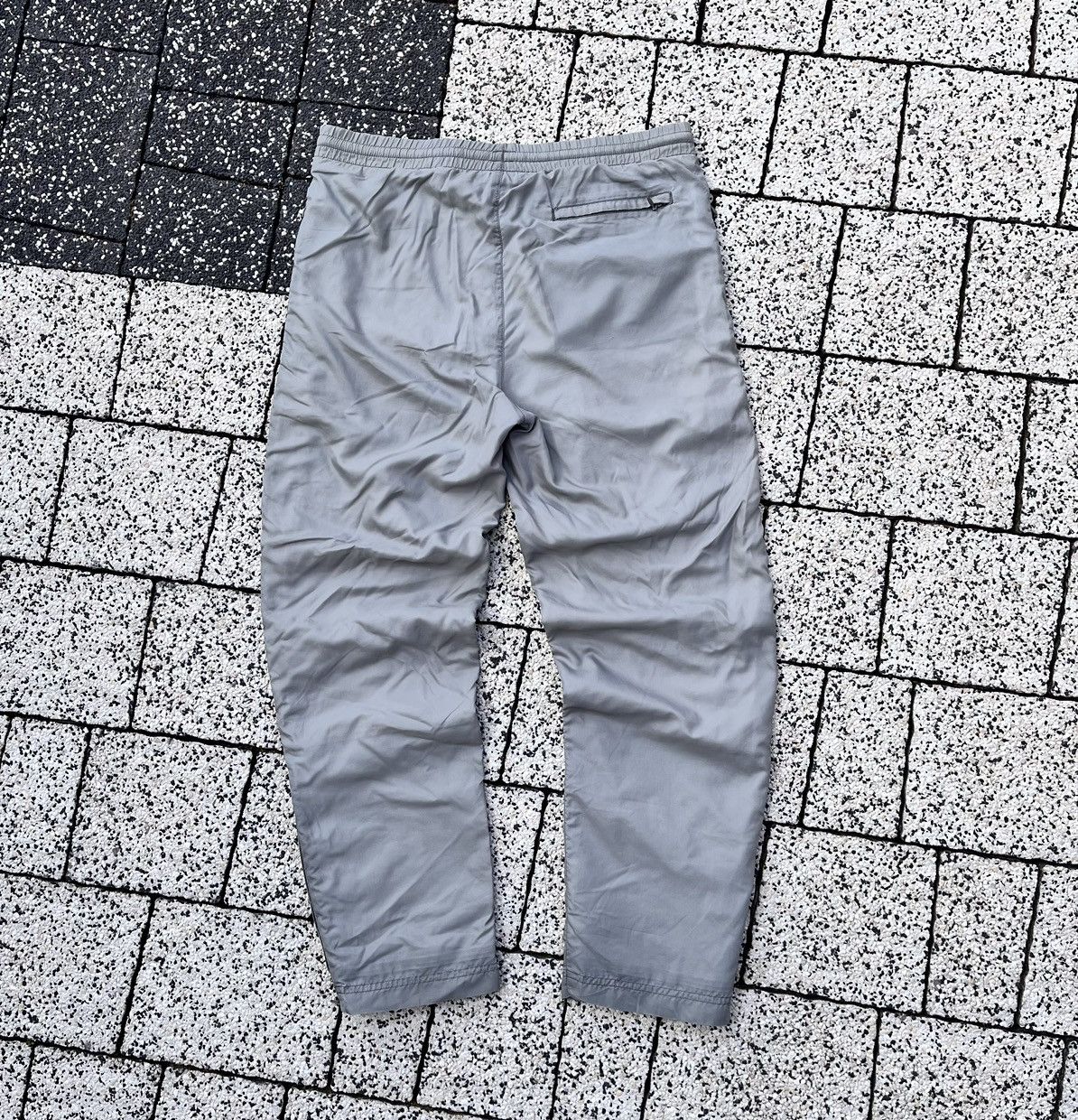 Nike × Vintage Nike Vintage Track Pants Nylon Y2K Drill Streetwear Swoosh Size US 36 / EU 52 - 2 Thumbnail