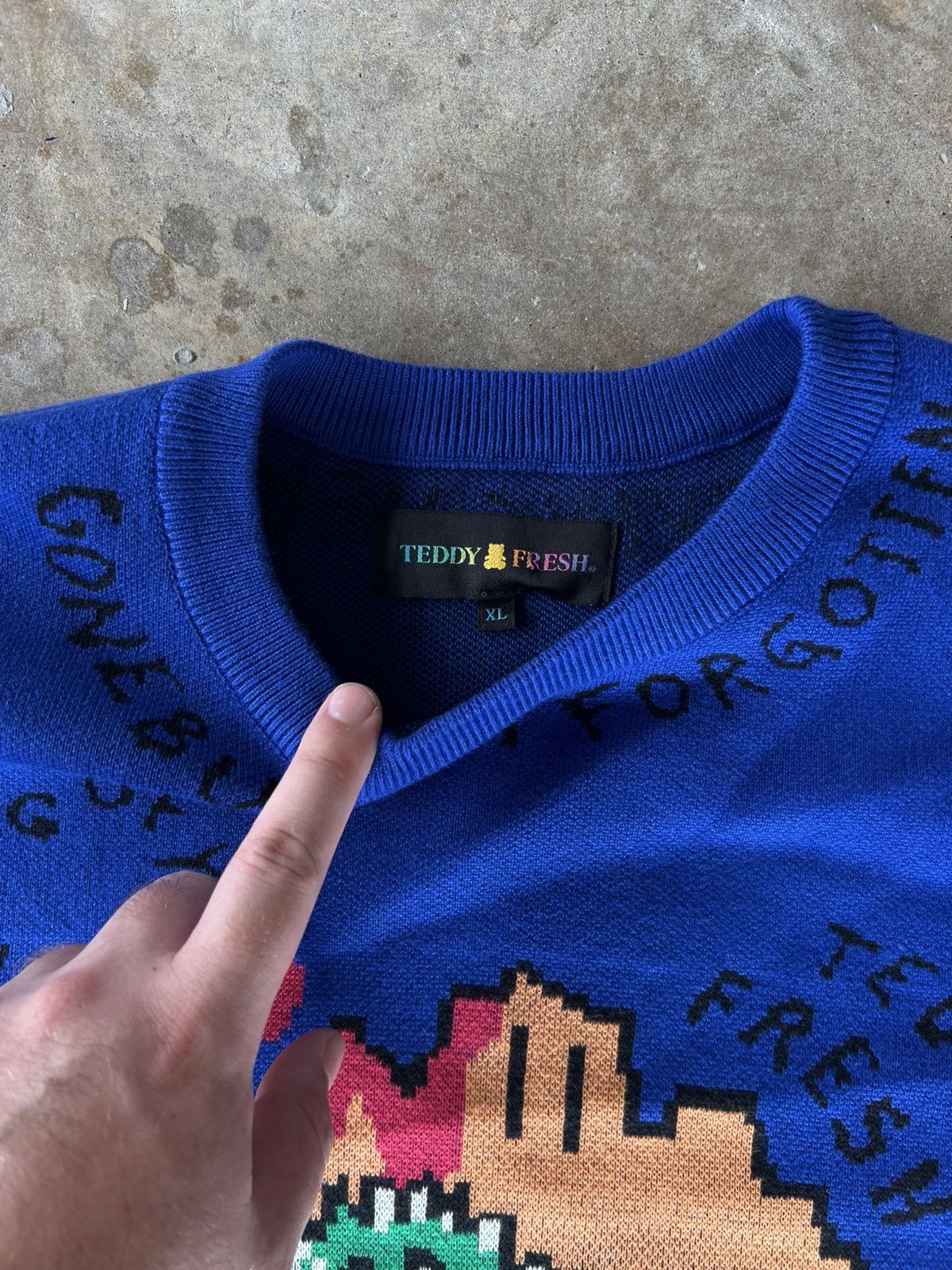 Teddy Fresh Teddy Fresh Dino Gone But Not Forgotten Crewneck Sweatshirt Size US XL / EU 56 / 4 - 3 Thumbnail