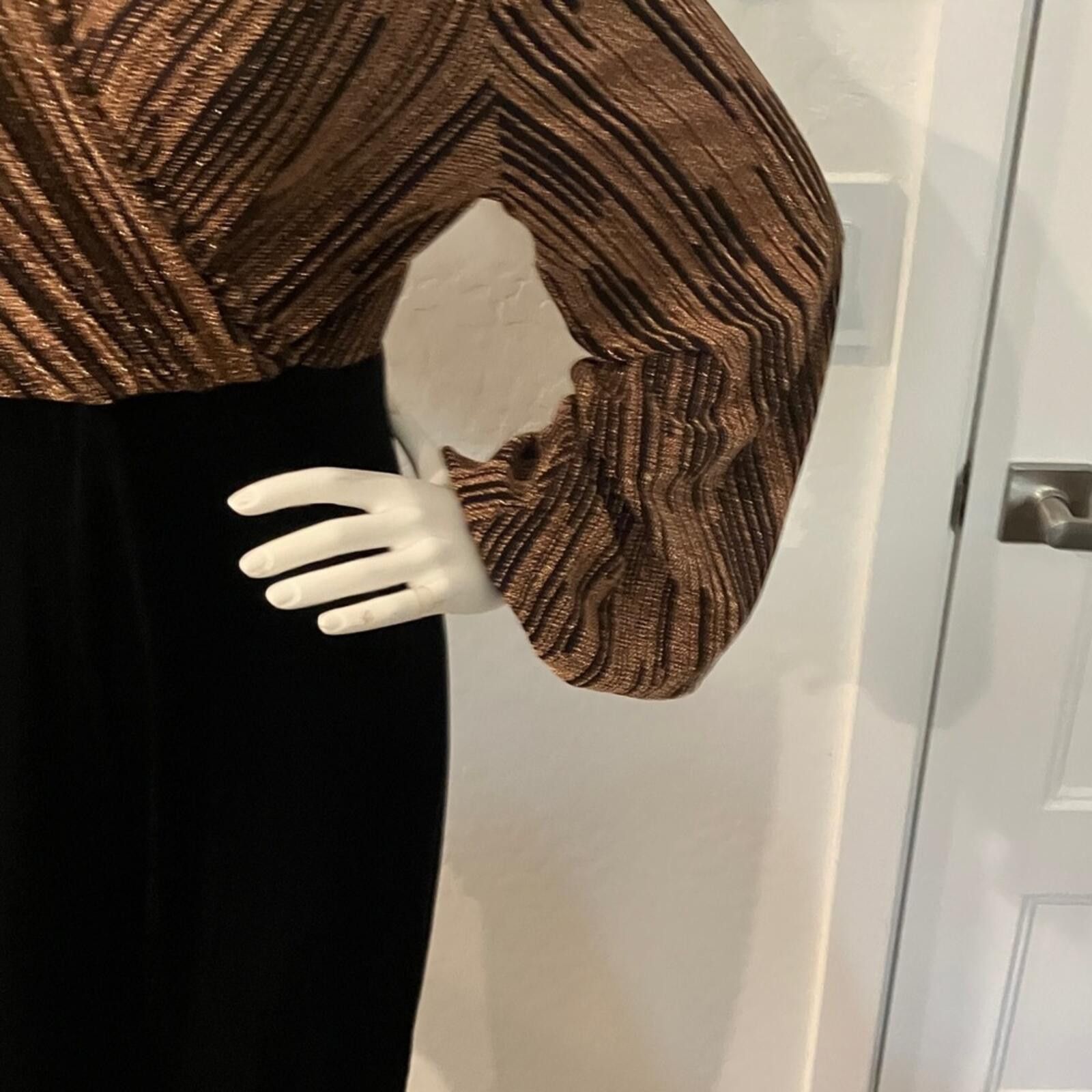 Shein SHEIN Black and Brown Striped Jumpsuit Size 36" / US 14 / IT 50 - 2 Thumbnail