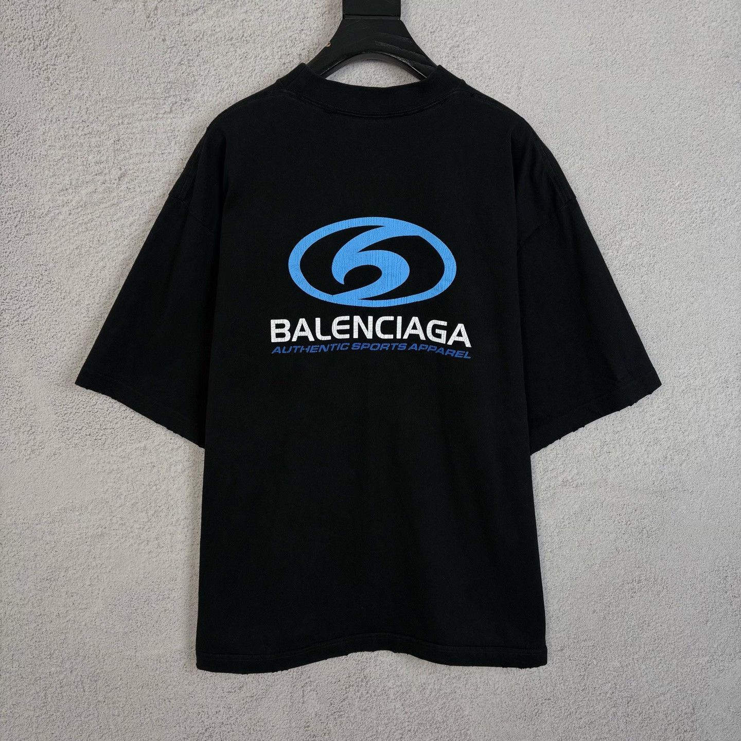 Balenciaga Balenciaga Wave Logo Short Sleeve T-Shirt Size US M / EU 48-50 / 2 - 2 Thumbnail