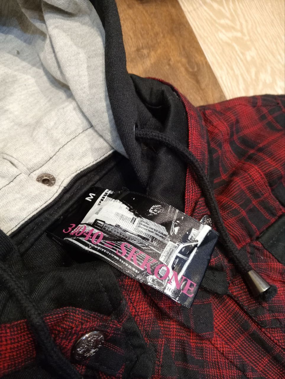 Japanese Brand 31040=SKKONE JAPAN PUNK CHECKERED JACKET - SIZE M Size US M / EU 48-50 / 2 - 9 Thumbnail