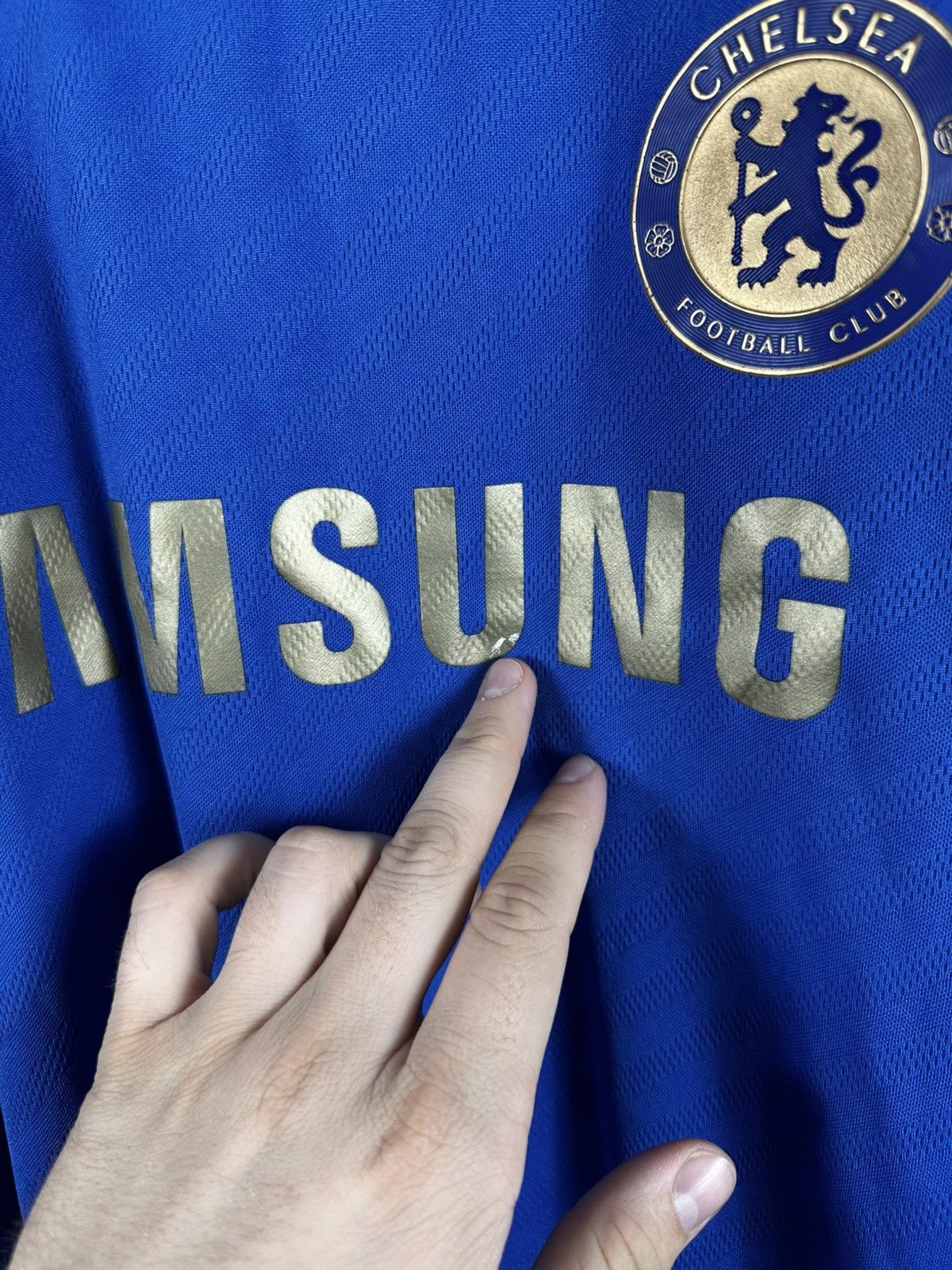 Adidas Chelsea Home Shirt 2012 jersey Size US XXL / EU 58 / 5 - 8 Thumbnail