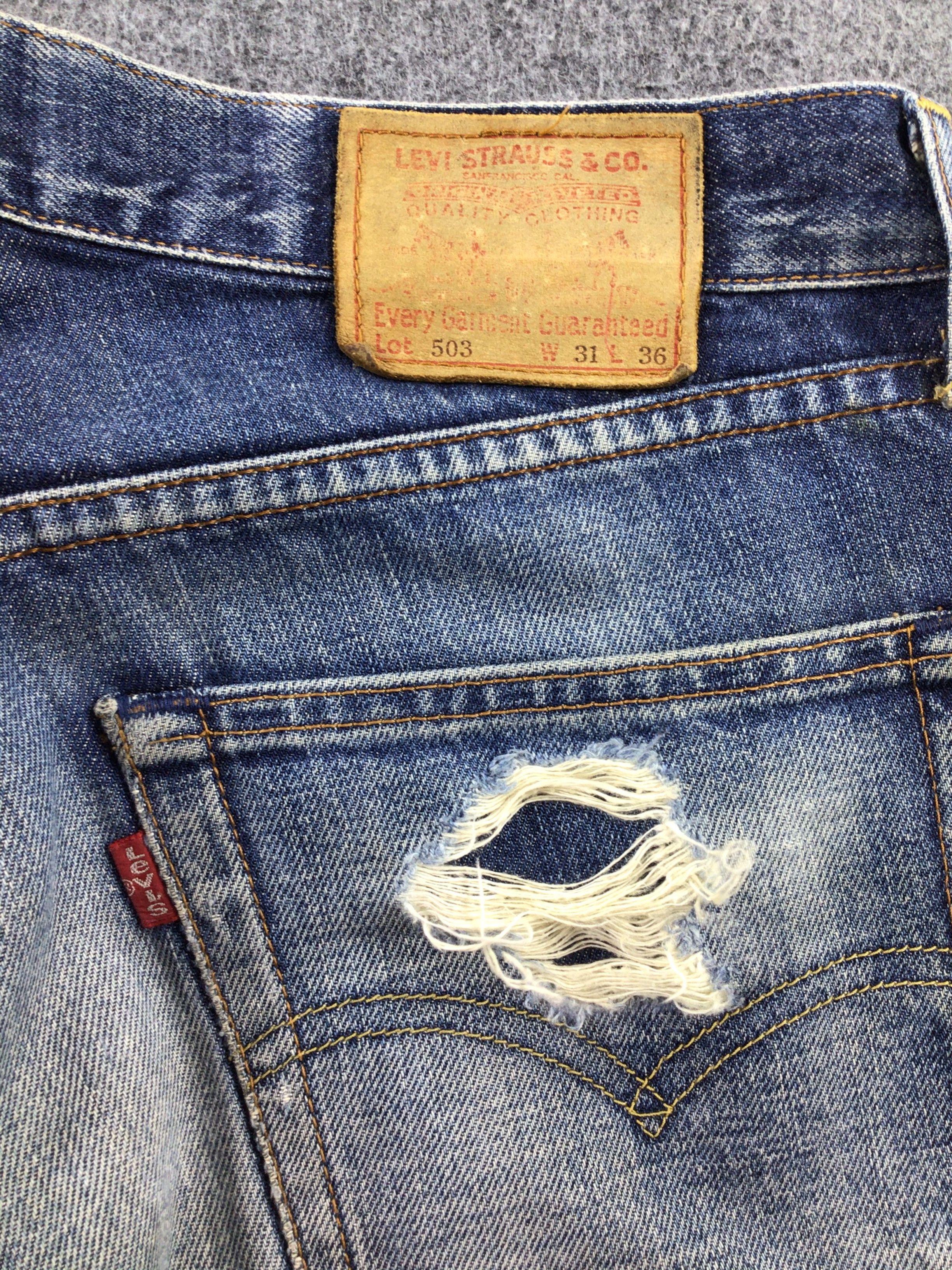 Levi's × Vintage Vintage Levis 503 Short Pant Jeans-JM496 Size US 32 / EU 48 - 5 Thumbnail