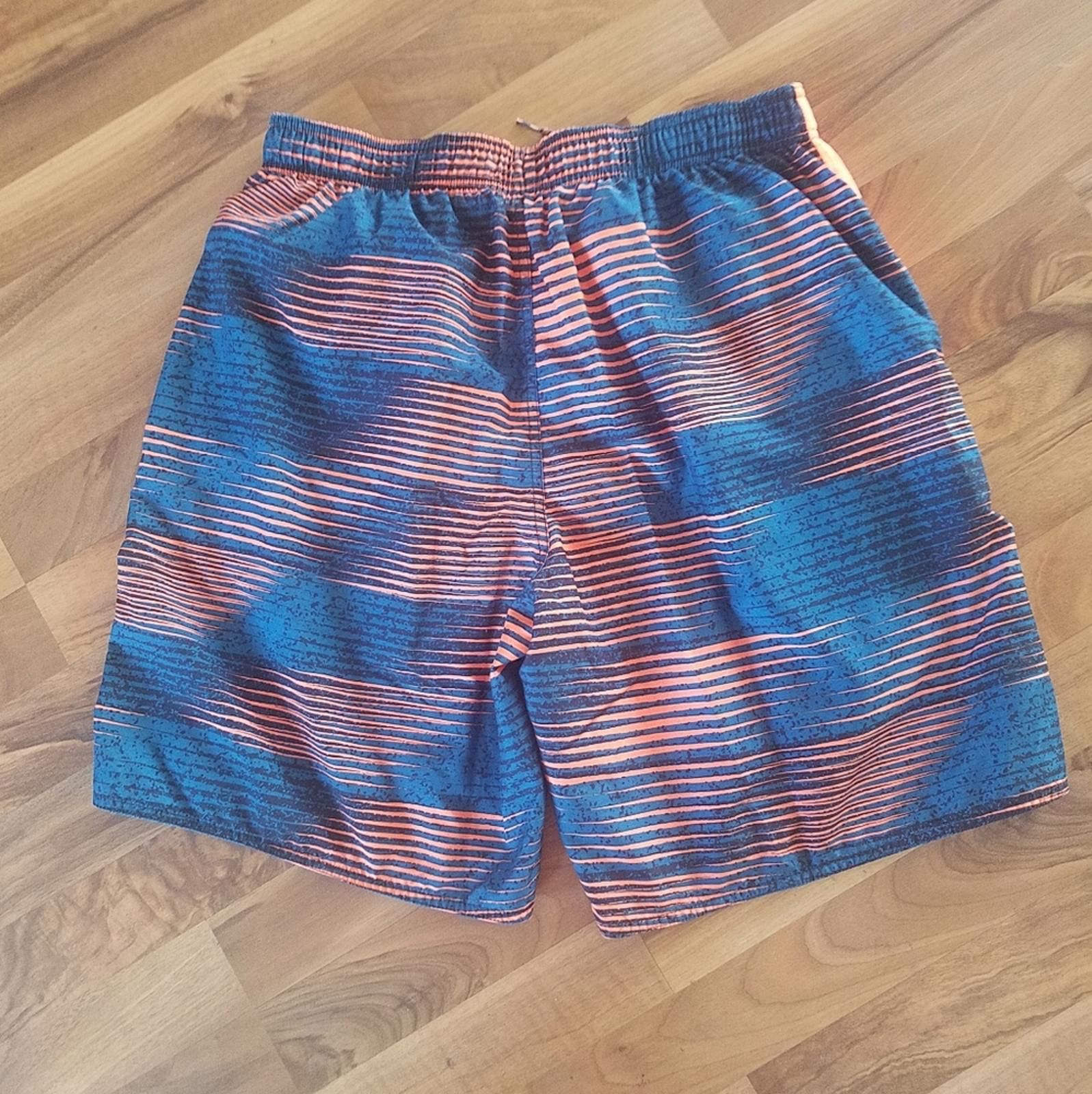 Nike Nike Blue and Orange Striped Shorts Size XL Size US 36 / EU 52 - 2 Thumbnail