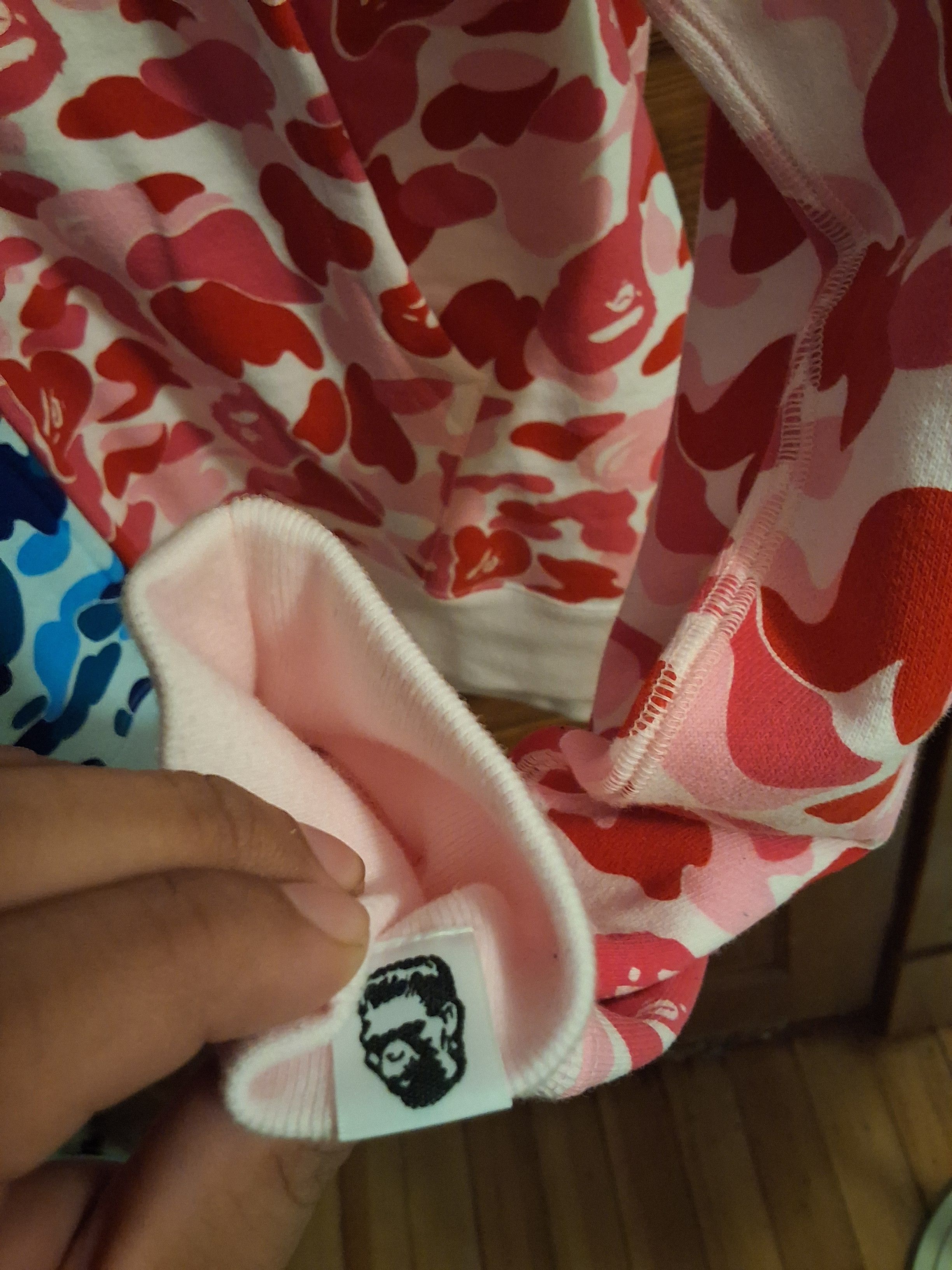 Bape BAPE ABC Seperate Shark Full Zip Hoodie Blue/Pink Size US XXL / EU 58 / 5 - 9 Thumbnail