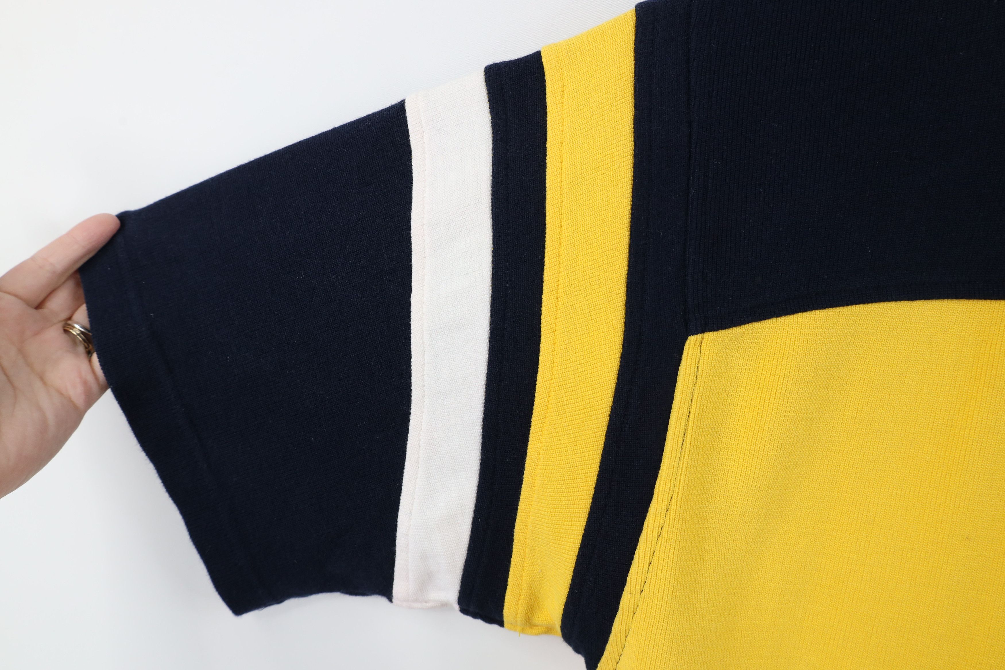 Fubu × Vintage Vintage 90s Fubu Sports Spell Ribbed Knit Baggy Fit T-Shirt Size US XXL / EU 58 / 5 - 6 Thumbnail