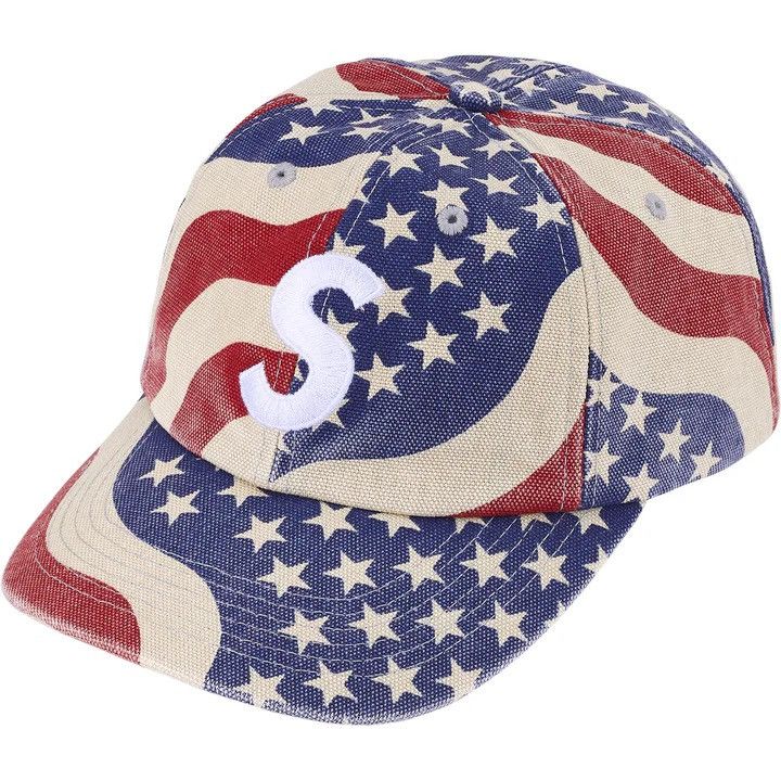 Supreme Supreme Pigment Coated Flag 6 Panel Hat SS26 Size ONE SIZE - 1 Thumbnail
