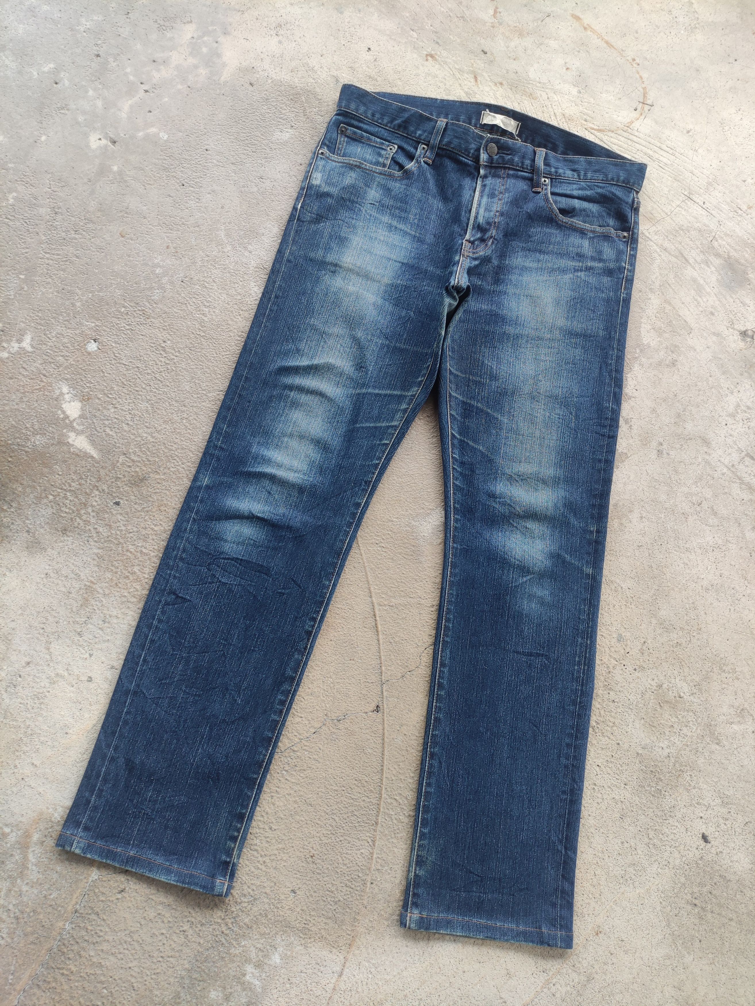 Japanese Brand Vintage Japanese Jean Distressed Faded Denim Size US 36 / EU 52 - 2 Thumbnail