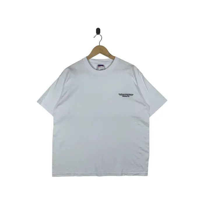 Vintage GOAT OKINAWA JAPAN Southwest Island Market Baggy Tee Shirt Size S / US 4 / IT 40 - 1 Thumbnail
