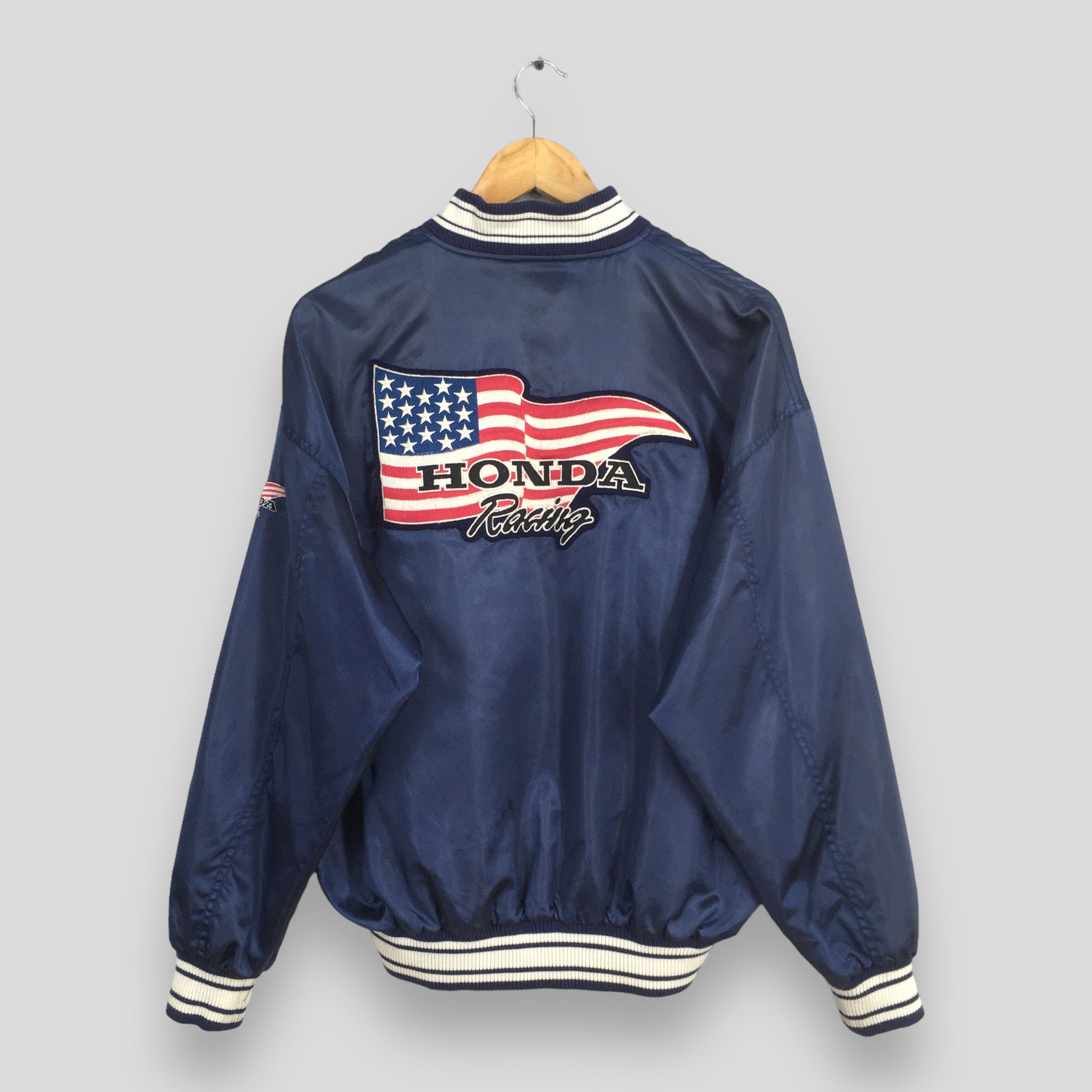 Honda Vintage 90's Honda Racing Team Blue Jacket Large Size US L / EU 52-54 / 3 - 1 Thumbnail
