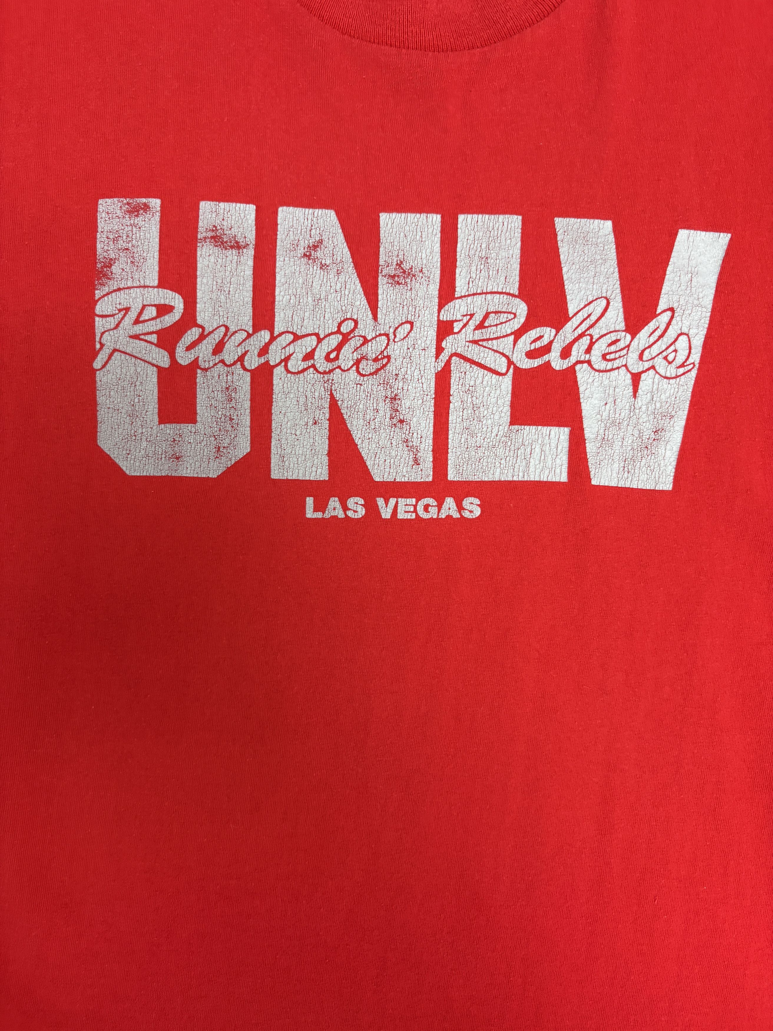 Vintage University of Nevada Las Vegas UNLV Runnin' Rebels Vtg Tee Size US XL / EU 56 / 4 - 2 Thumbnail