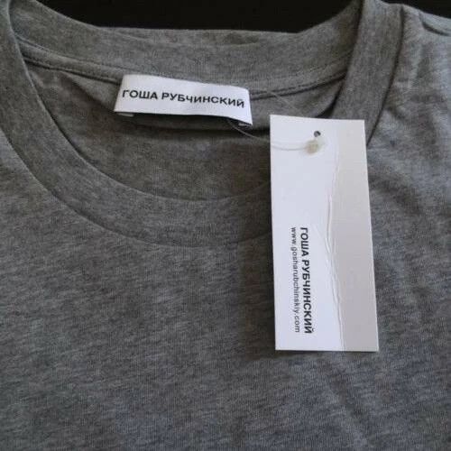 Gosha Rubchinskiy F/W 16 GOSHA RUBCHINSKIY LOGO T SHIRT GREY Size US S / EU 44-46 / 1 - 3 Thumbnail