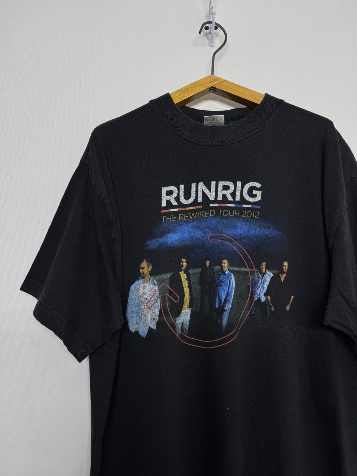 Hanes T-shirt Runrig Tour 2012 vintage cool Washed Size US L / EU 52-54 / 3 - 2 Thumbnail