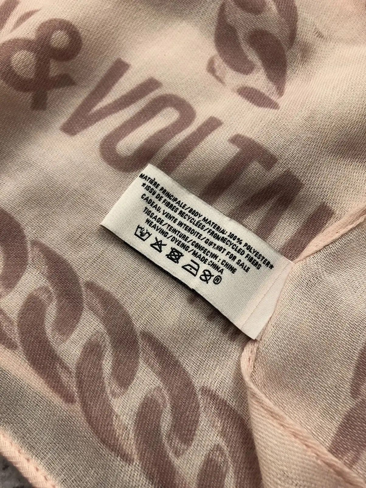 Zadig & Voltaire ZADIG VOLTAIRE Parfums Big Logo Scarf Streetwear Avantgarde Size ONE SIZE - 4 Thumbnail