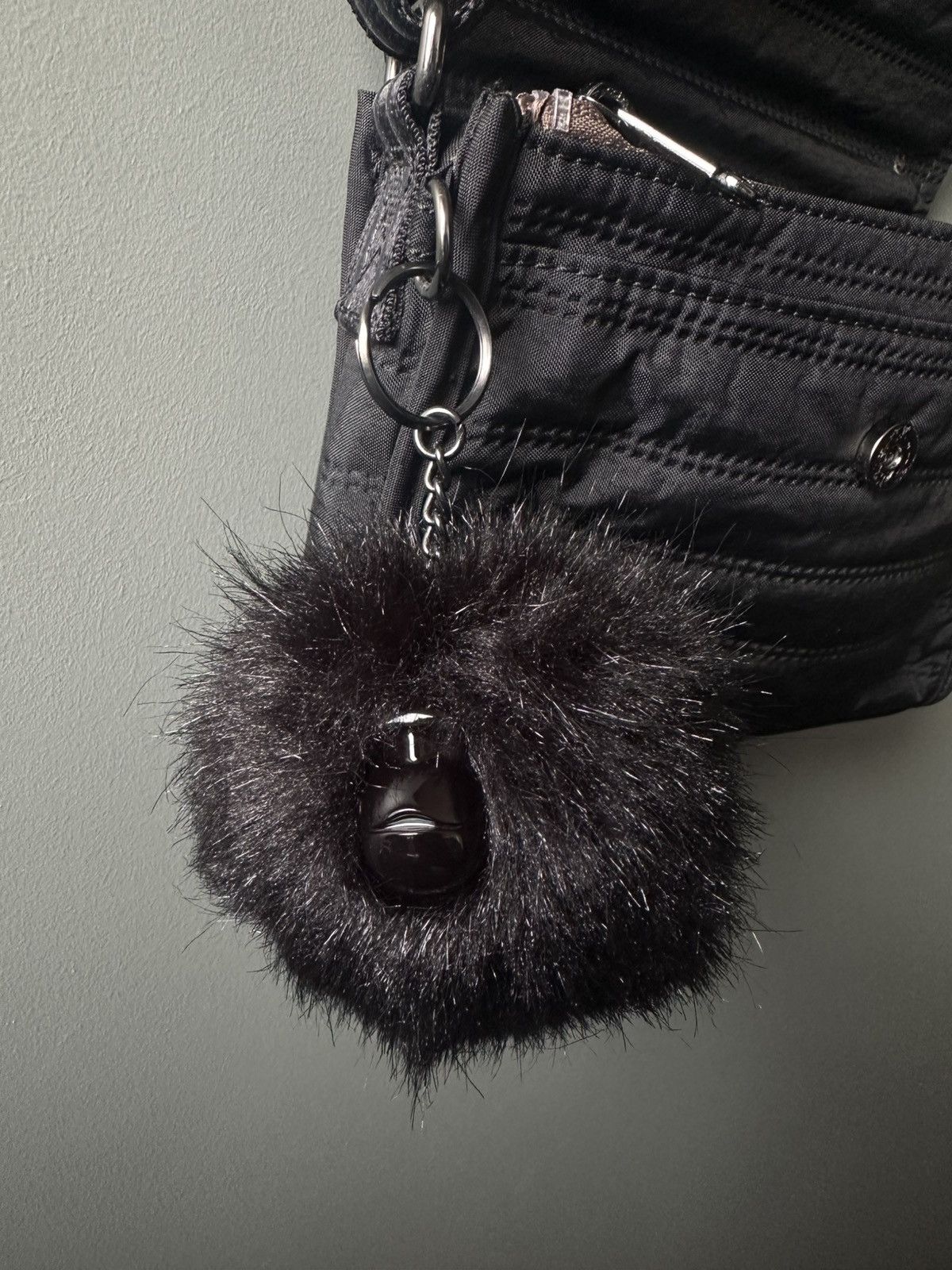 Japanese Brand Kipling Cossbody Black Monkey Nylon Bag Size ONE SIZE - 4 Thumbnail
