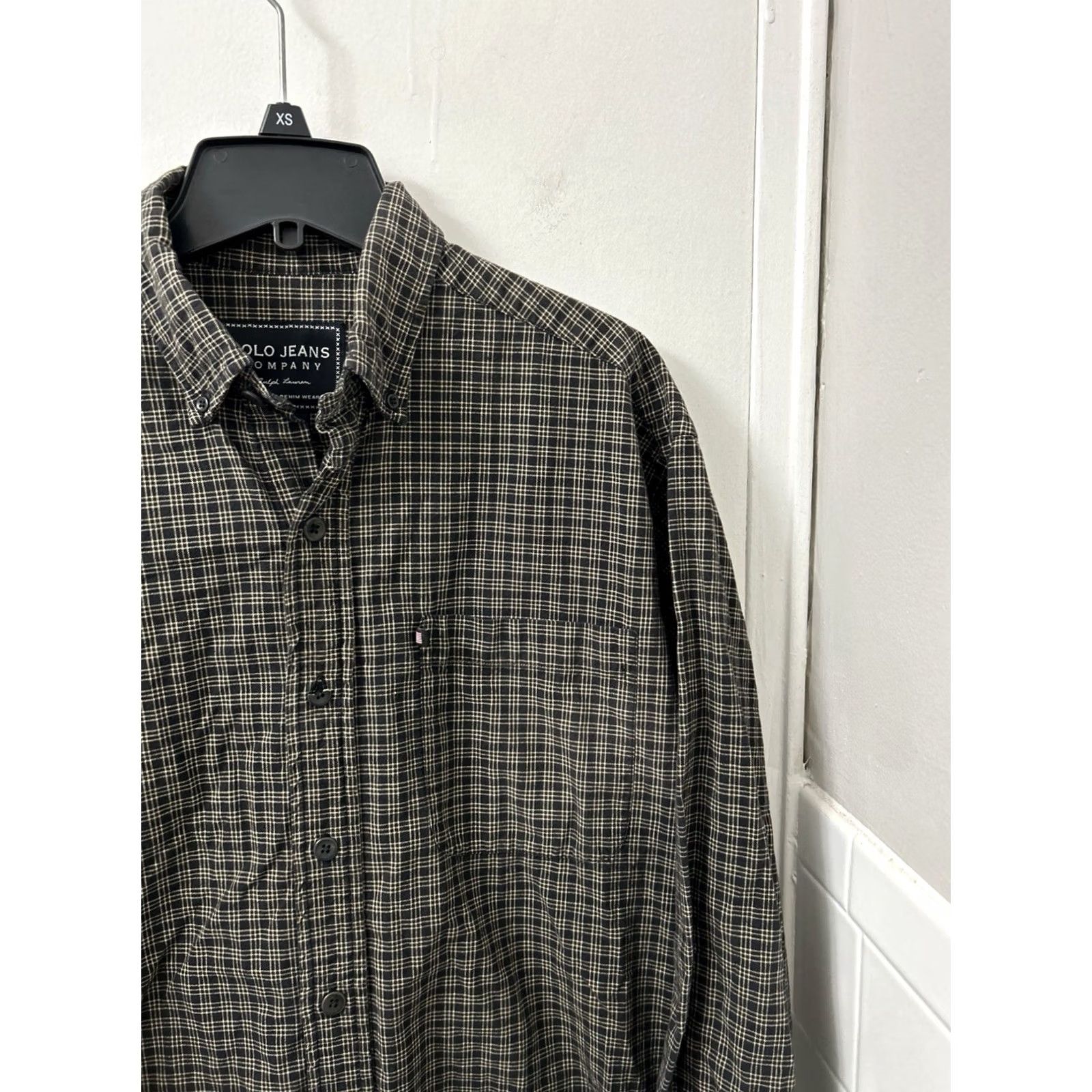 Vintage Polo Jeans Co Ralph Lauren Shirt Mens Small Brown Oxford USA Plaid Button Down Size US S / EU 44-46 / 1 - 4 Thumbnail