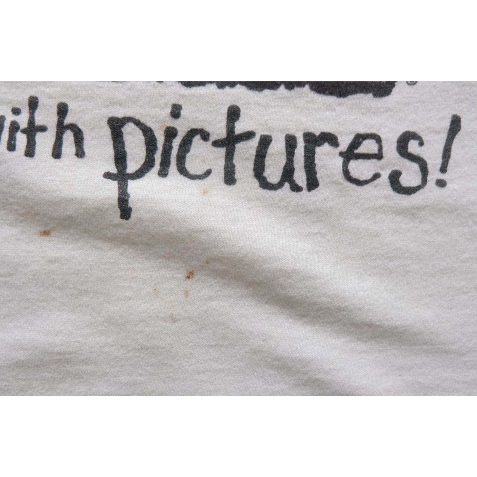 Vintage VINTAGE PAINTED LADY T-Shirt Graphic 90s Funny Grandma With Pictures USA Made Men XL White Short Sleeve Crew Neck Size US XL / EU 56 / 4 - 6 Thumbnail