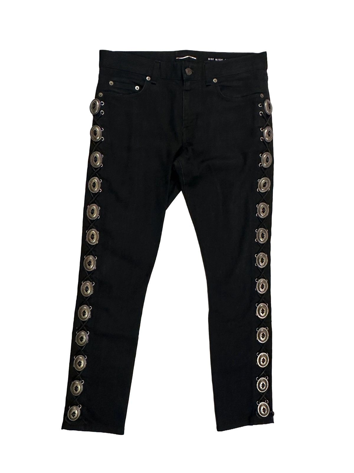 Saint Laurent Paris Saint Laurent SS15 Psych Rock Concho D02 Size US 31 - 1 Thumbnail