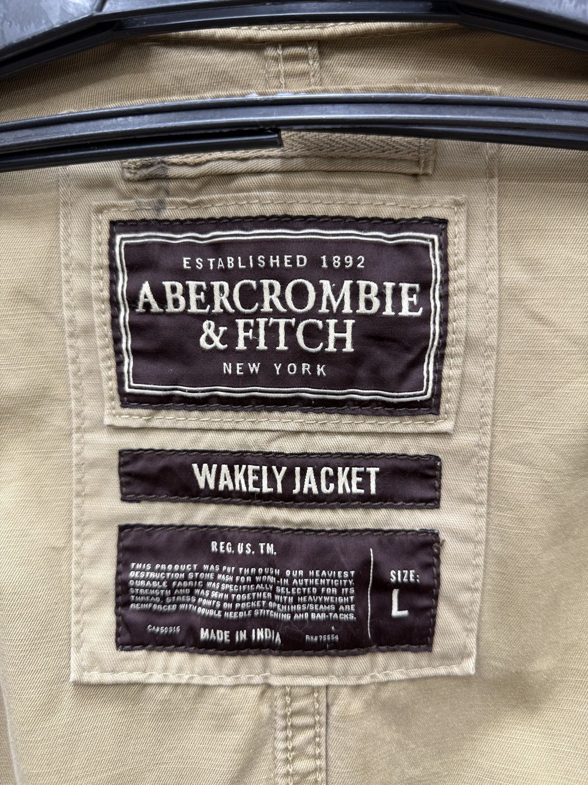 Abercrombie & Fitch 🔥🔥🔥ARCHIVE ABERCROMBIE & FITCH DECK JACKET Size US L / EU 52-54 / 3 - 8 Thumbnail
