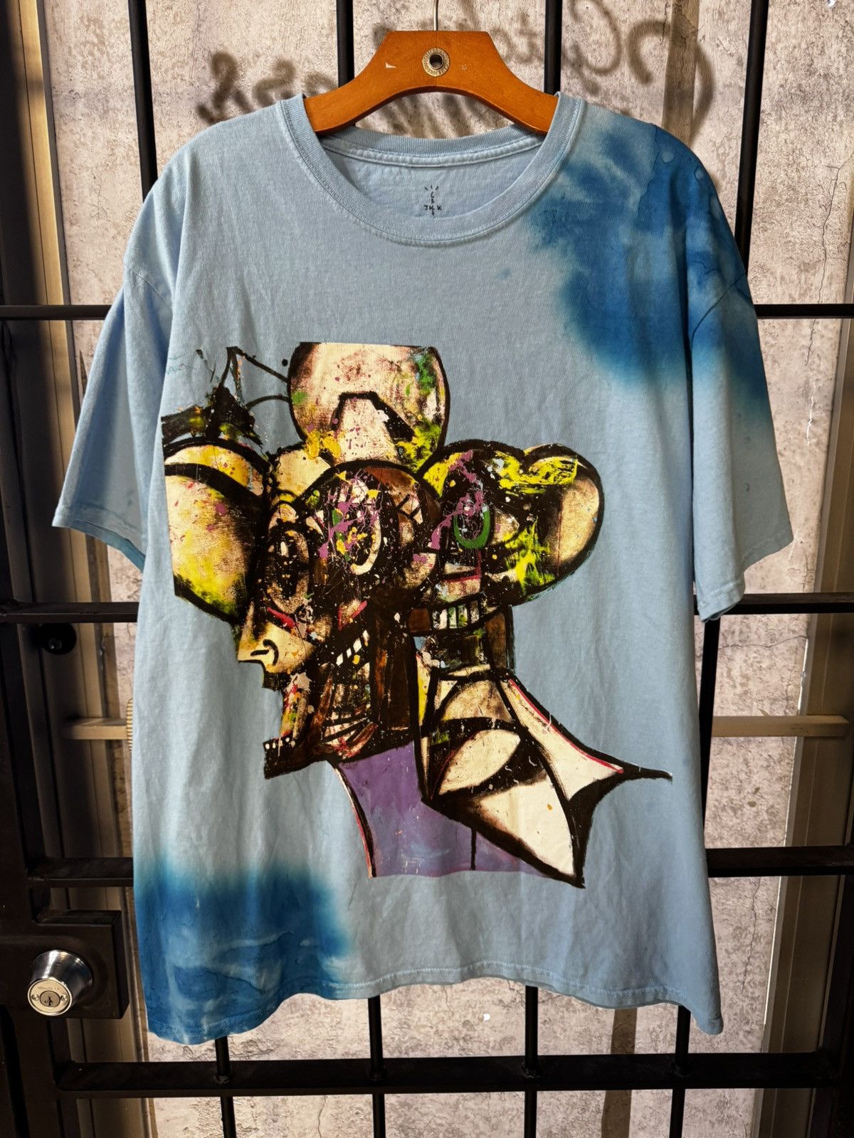 Travis Scott Travis Scott Portrait of Travis Tie-dye Tee Size US XL / EU 56 / 4 - 1 Thumbnail