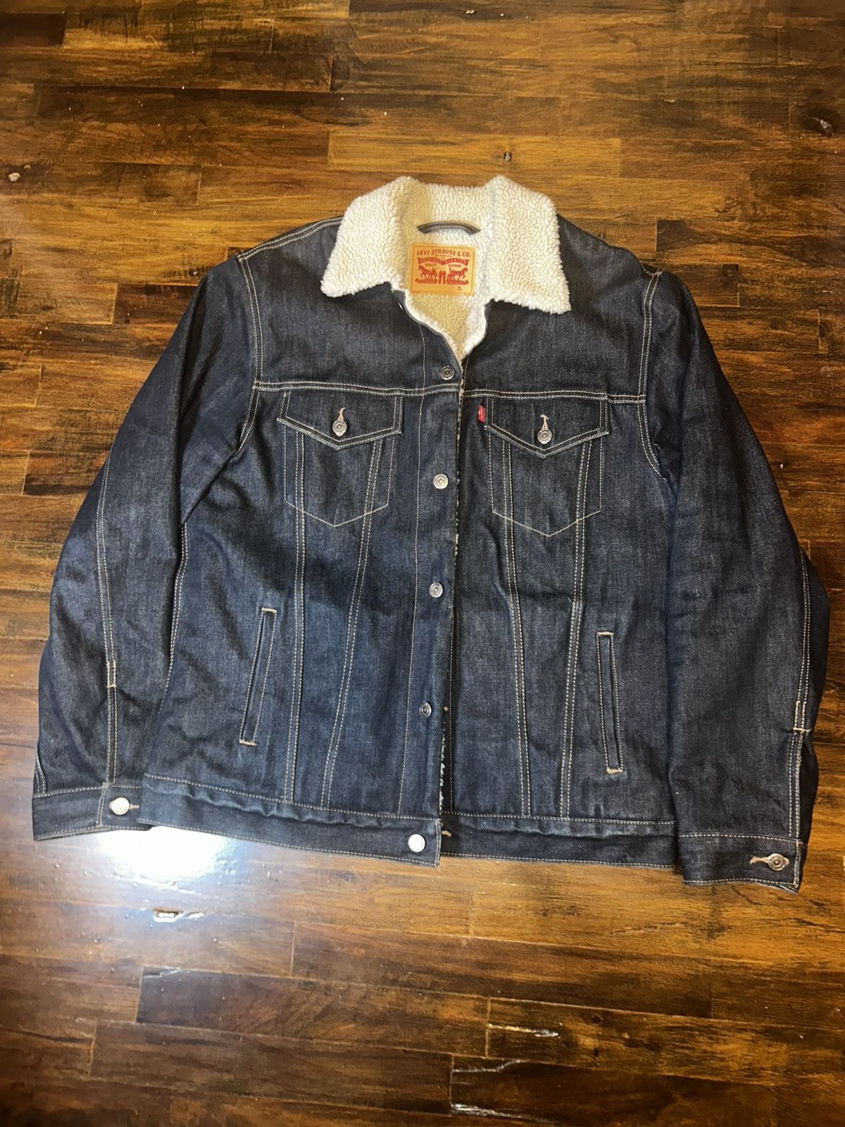 Levi's XL Levis Trucker Denim Jacket Size US XL / EU 56 / 4 - 1 Thumbnail