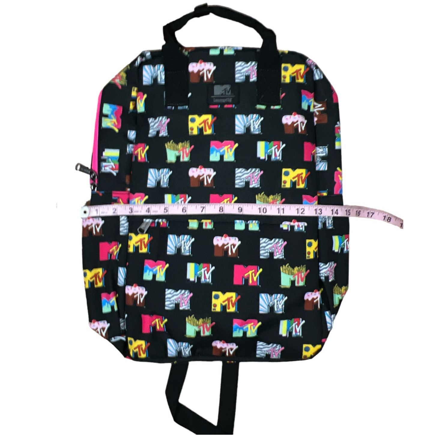 Other New Retro Loungefly MTV Logo Backpack Nylon NWT - Authentic Size ONE SIZE - 6 Thumbnail