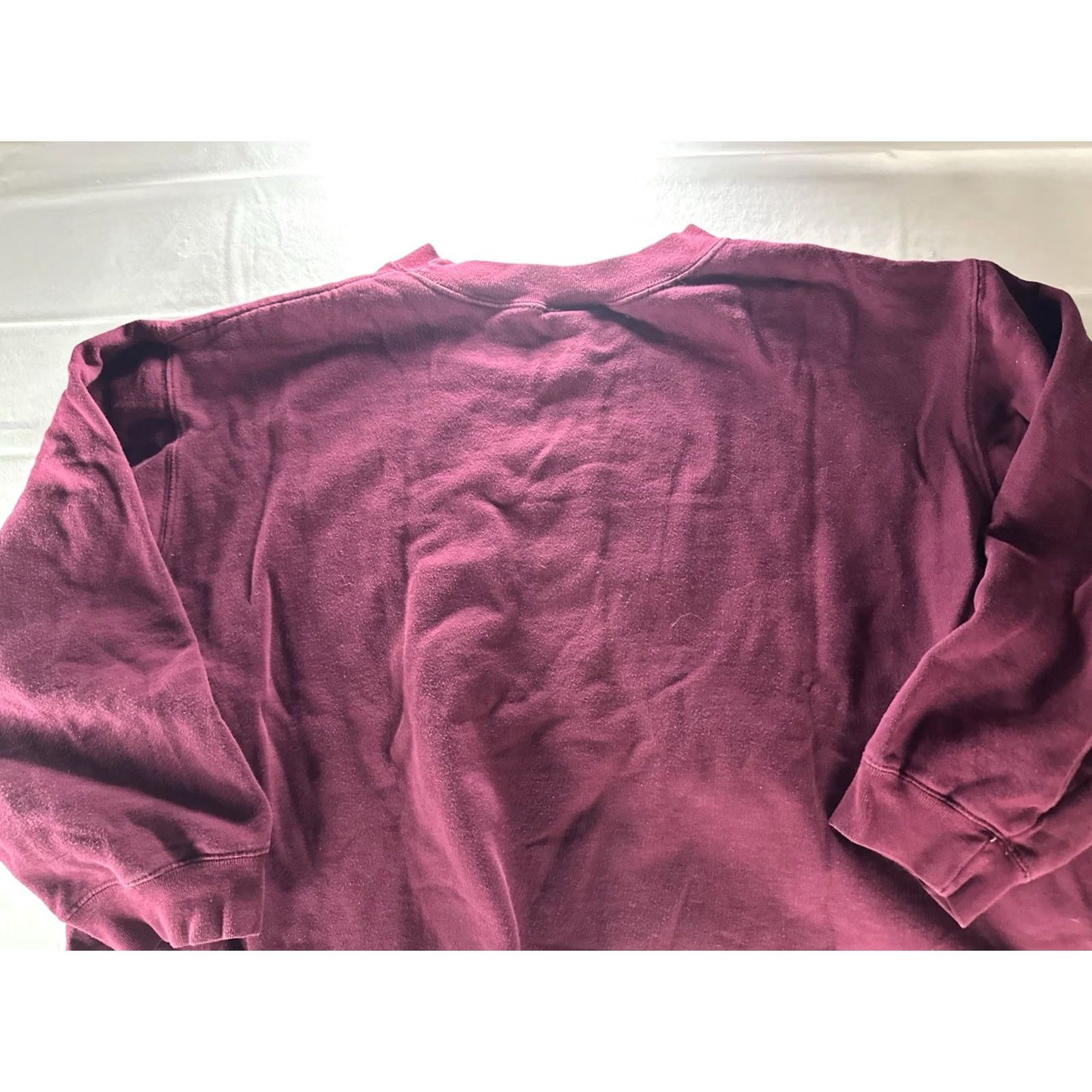 Logo 7 M&M's Embroidered Classic Logo Patch Brown Sweater Womens XL Maroon Crewneck Size XL / US 12-14 / IT 48-50 - 3 Thumbnail