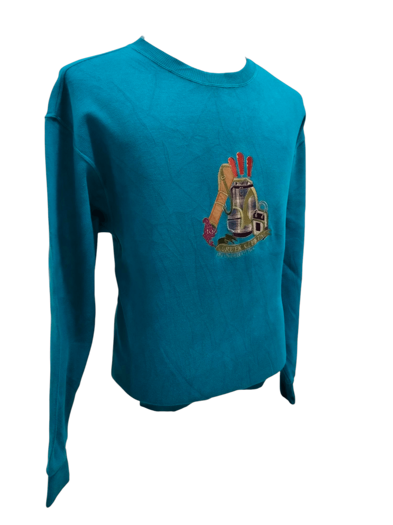 Golf le Fleur × Japanese Brand × Seven 7 Seven Green Club Golf Embroidery Logo Sweatshirt Size US L / EU 52-54 / 3 - 2 Thumbnail