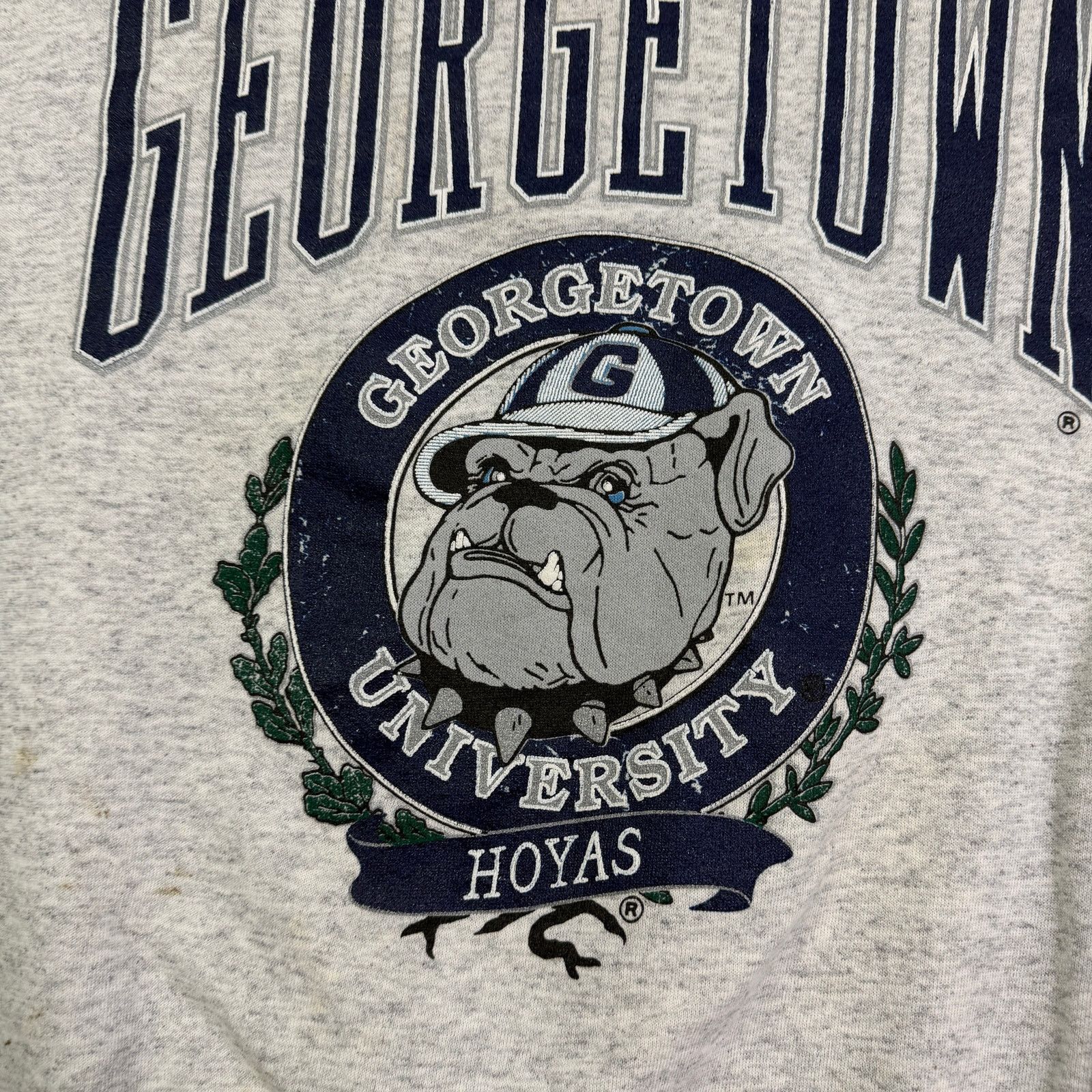 Vintage Vintage Georgetown University Hoyas Sweatshirt Men's Large Size US L / EU 52-54 / 3 - 3 Thumbnail