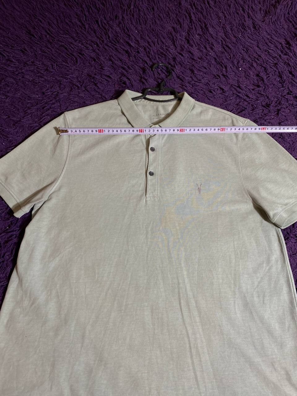 Allsaints × Designer Men's AllSaints All Saints Brace Tonic Crew Navy Tee Shirt Size US XXL / EU 58 / 5 - 2 Thumbnail