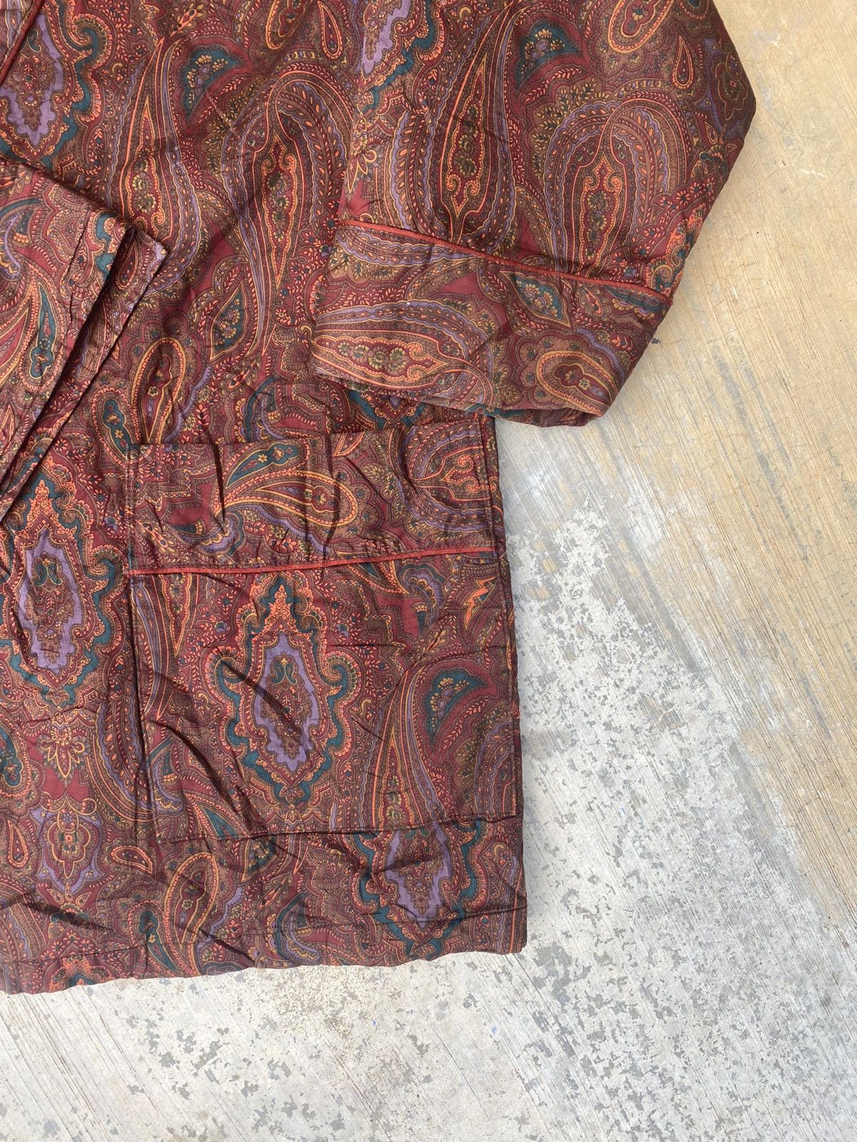 Vintage × Yves Saint Laurent ⚡️last drop⚡️Yves Saint Laurent Paisley Kimono Size US L / EU 52-54 / 3 - 6 Thumbnail