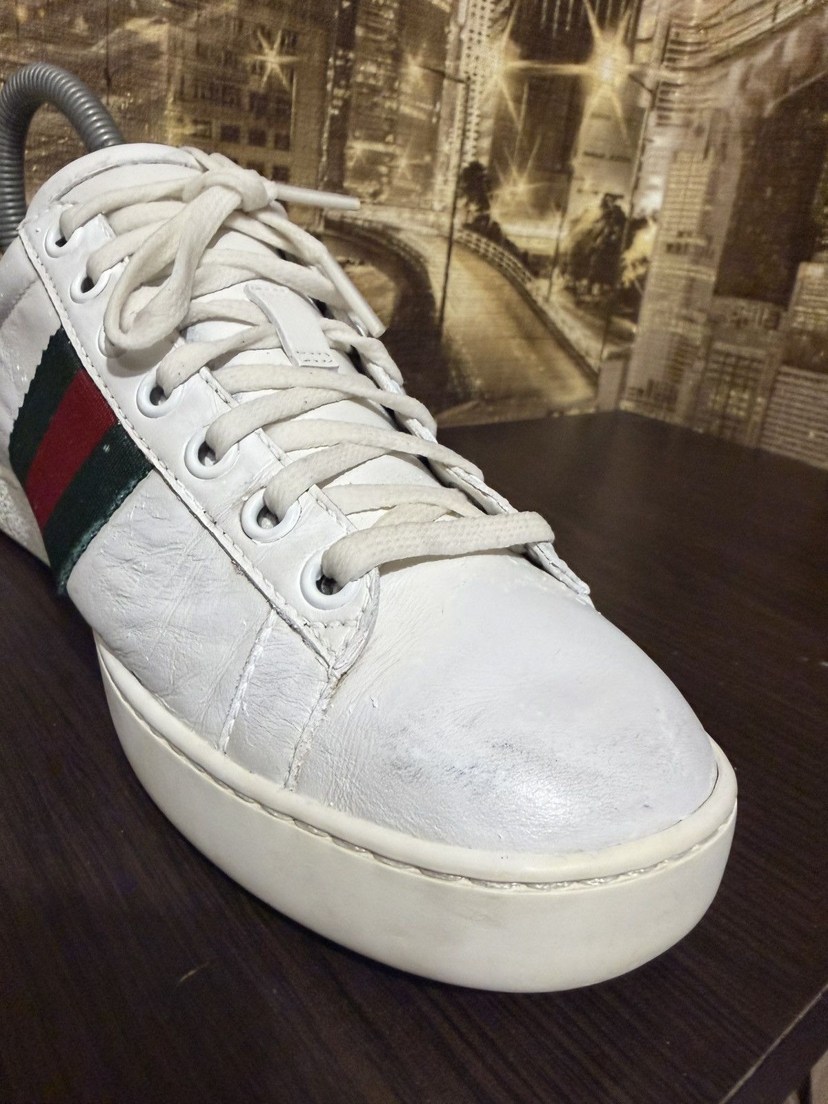 Gucci Gucci ACE Studded Pearl Size 35 1/2 Size US 5.5 / IT 35.5 - 6 Thumbnail