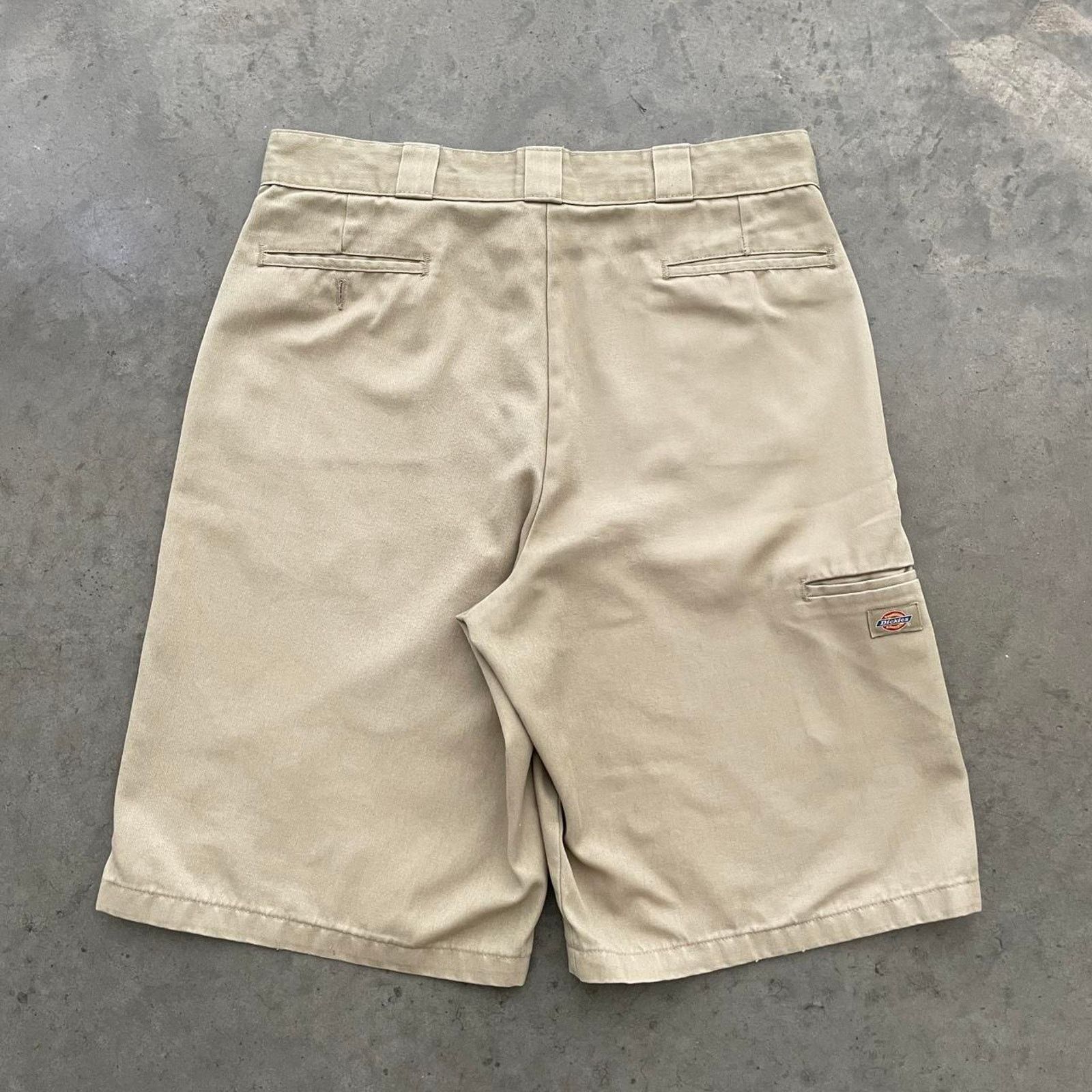 Dickies Dickies Khaki Flat Front Work Shorts Size US 36 / EU 52 - 2 Thumbnail