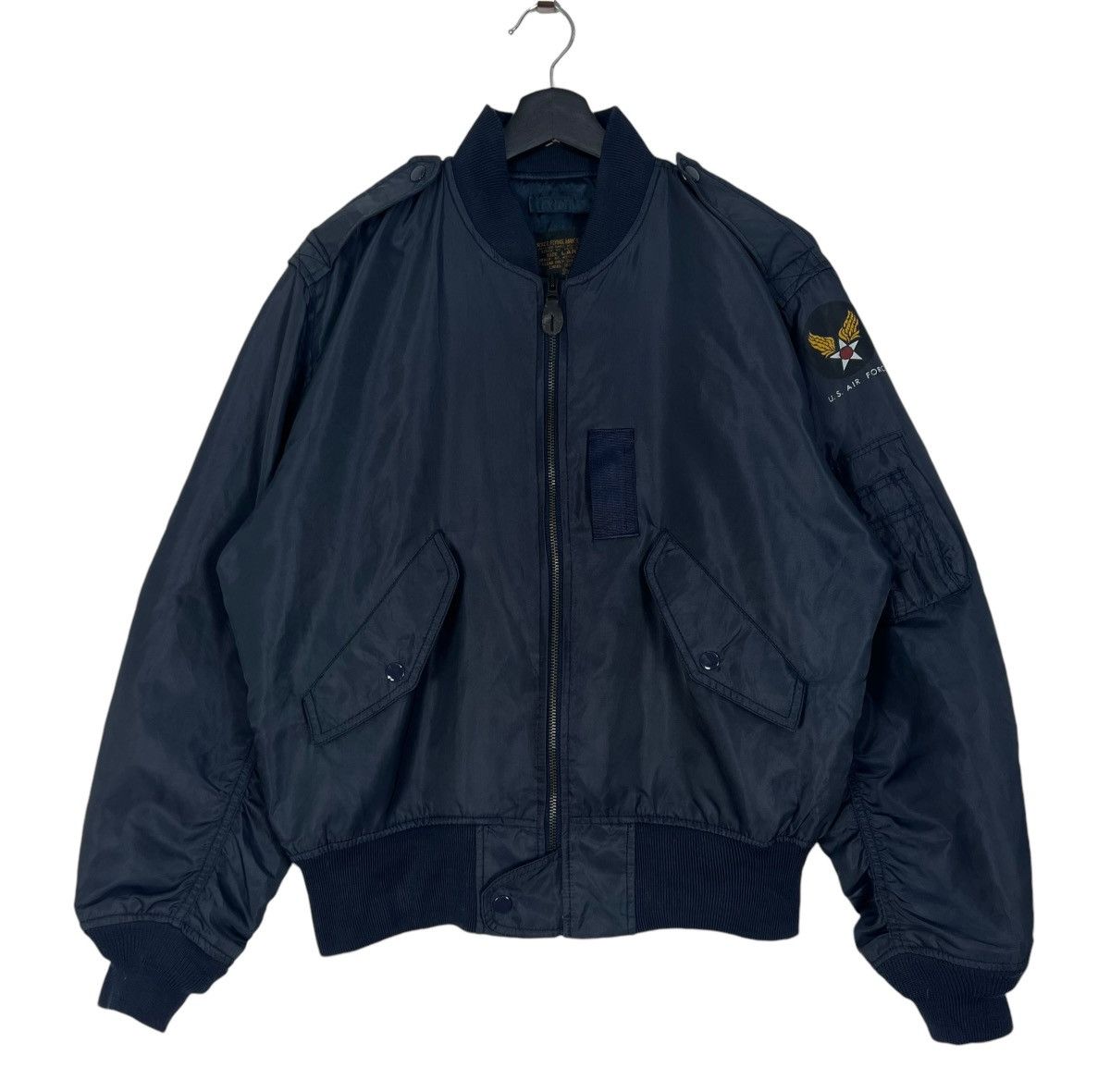 Vintage Vintage MA-1 US Air Force Jacket United Workers Issue Size US L / EU 52-54 / 3 - 1 Thumbnail