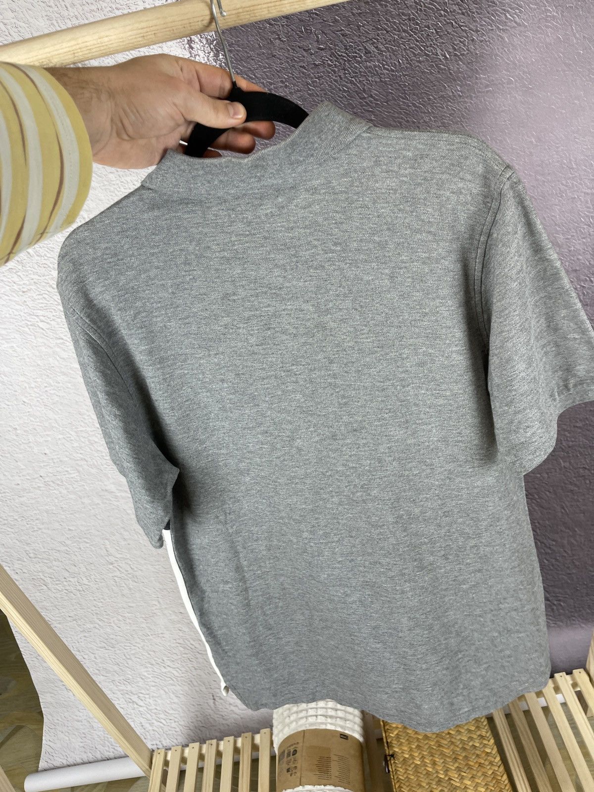 Vintage Yves Saint Laurent triple colour blocked polo tee shirt Size US L / EU 52-54 / 3 - 11 Thumbnail