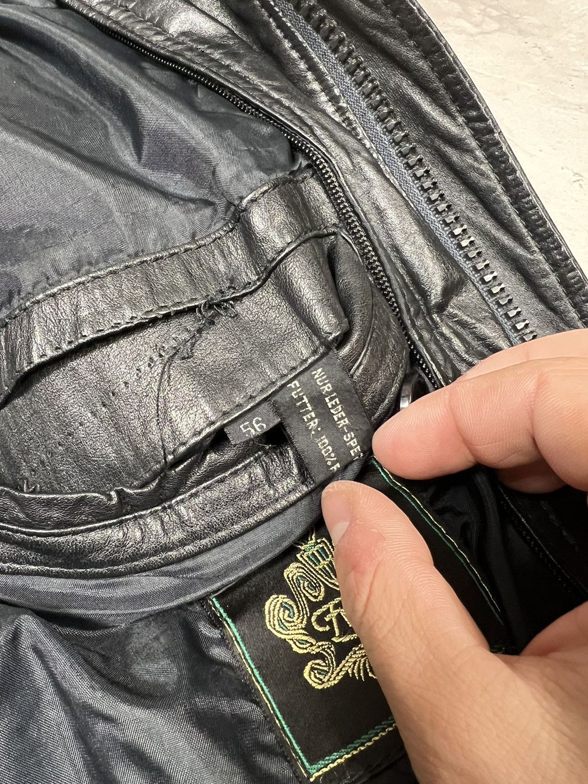 Other Vintage Avirex Style Leather Bomber Jacket Size US XL / EU 56 / 4 - 12 Thumbnail