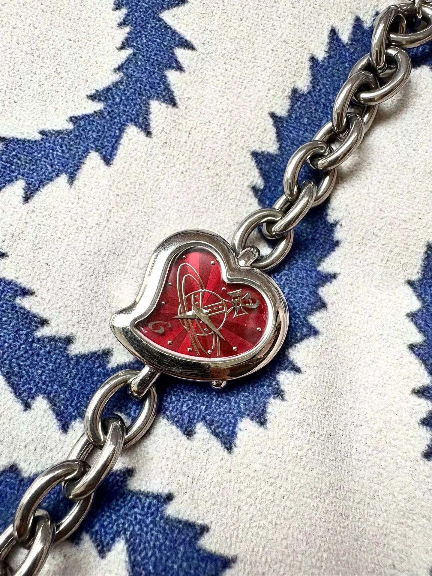 Vivienne Westwood Vivienne Westwood Red Heart Watch Size ONE SIZE - 1 Thumbnail