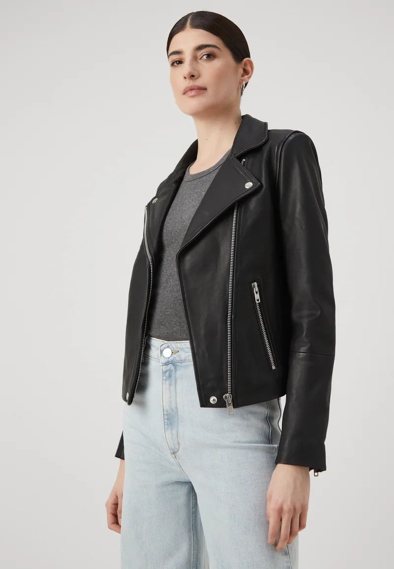 Samsoe Samsoe Samsøe Samsøe Duris Leather Jacket Size XS / US 0-2 / IT 36-38 - 1 Thumbnail