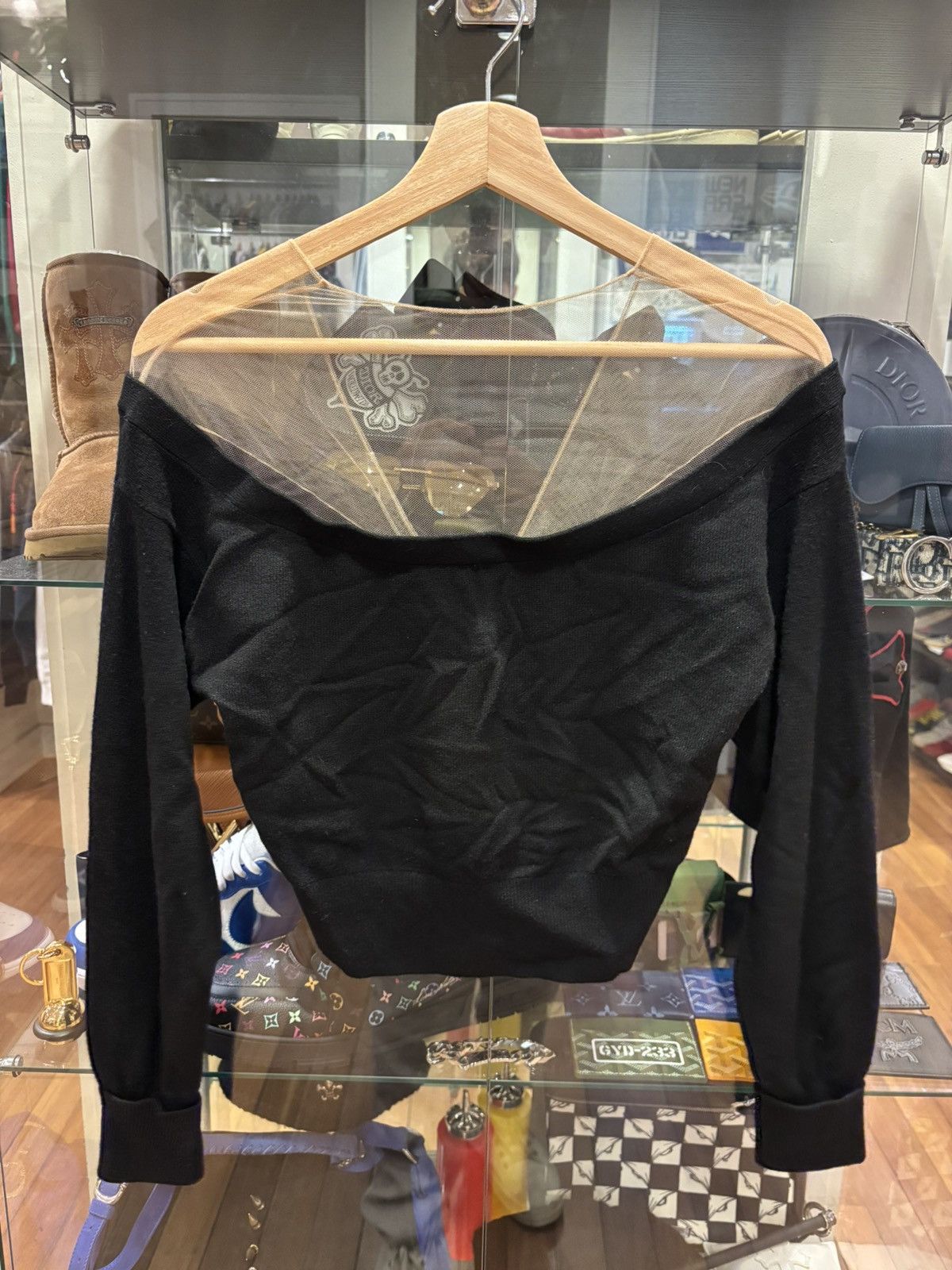 Alexander Wang Alexander Wang Sheer Yoke Cardigan Size XS / US 0-2 / IT 36-38 - 2 Thumbnail