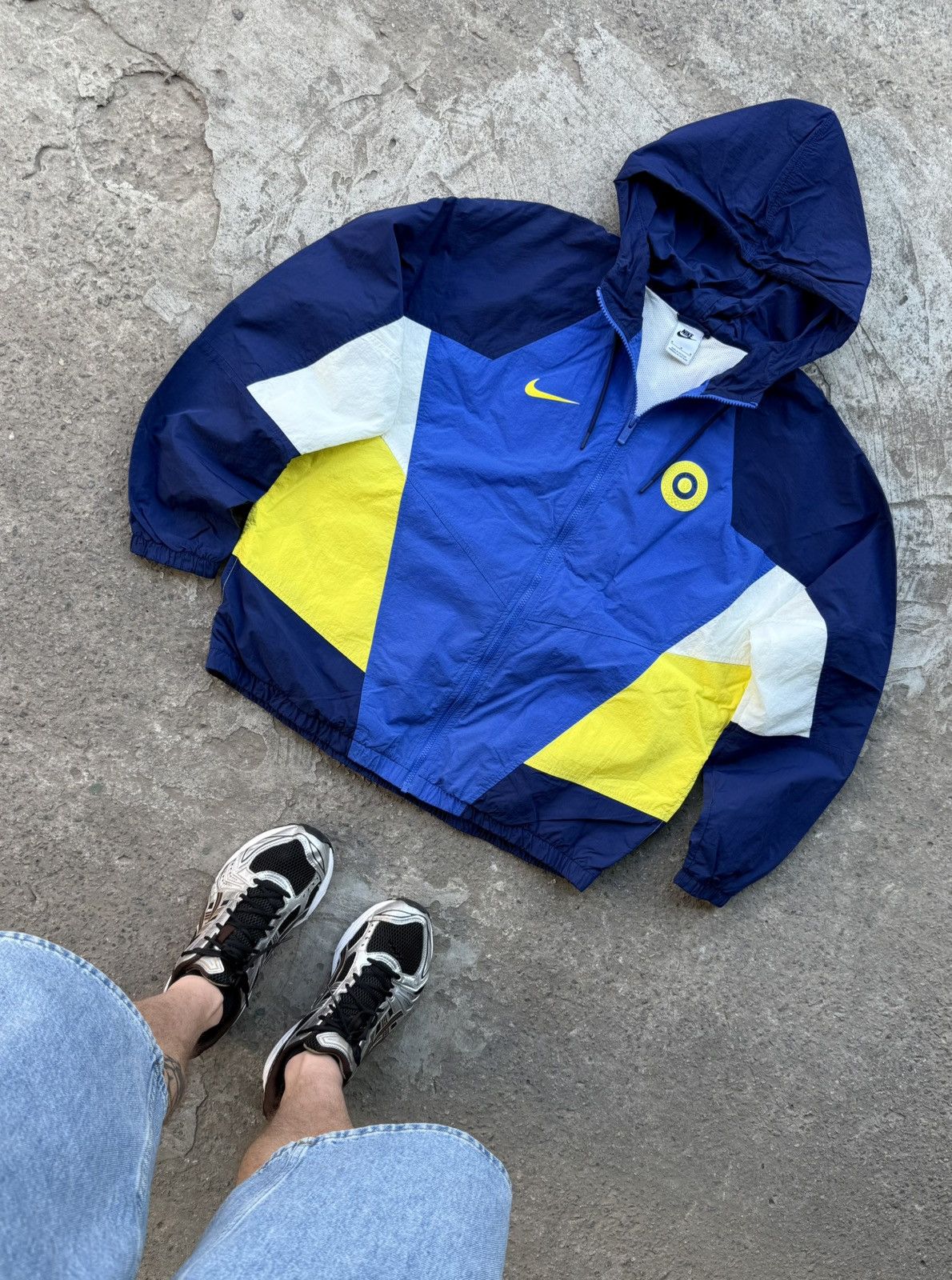 Nike Nike Y2K Chelsea Track Soccer Nylon Blokecore Drill Jacket Size US M / EU 48-50 / 2 - 1 Thumbnail