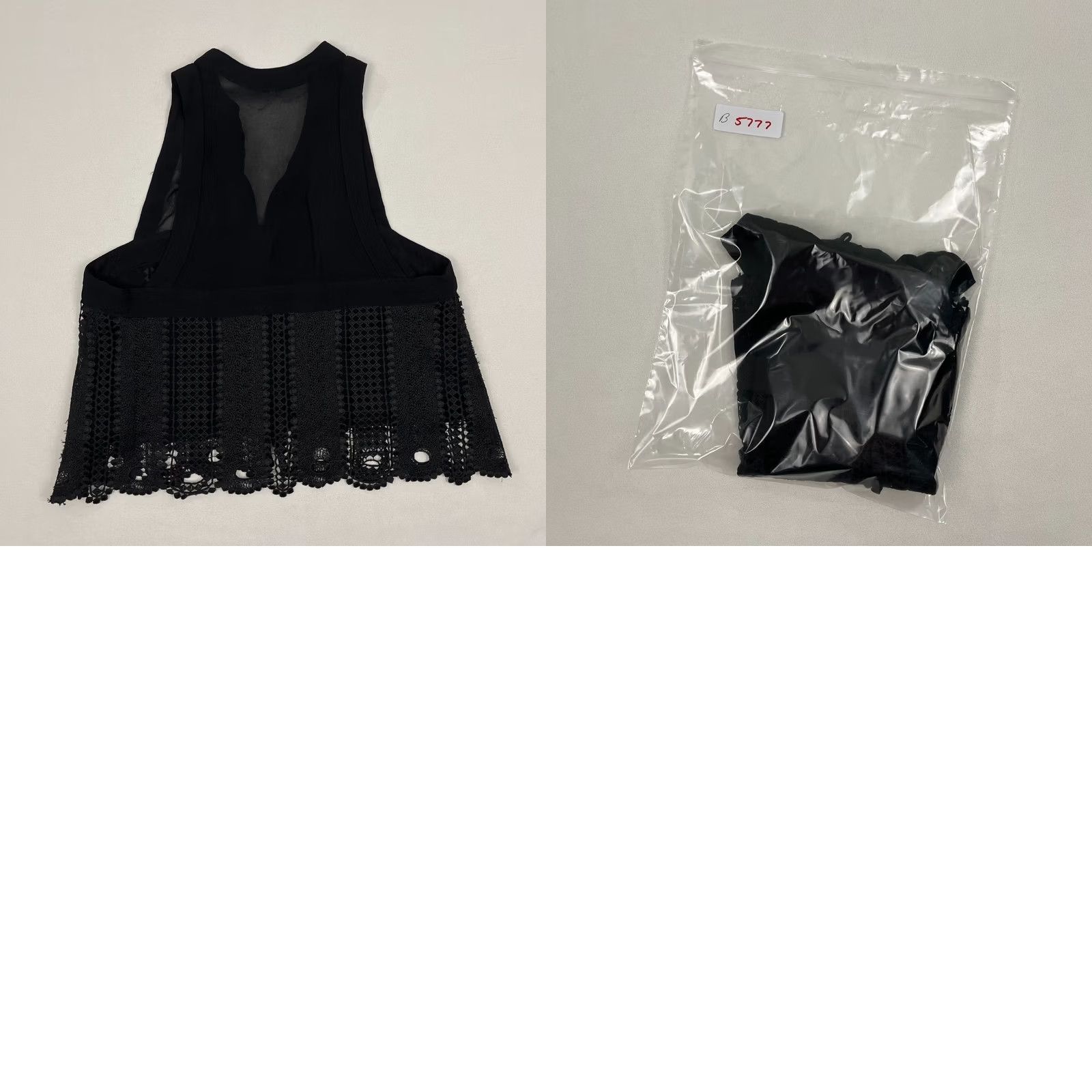 Free People Free People Rory Tank Top Womens S Black Lace Sleeveless Tank Blouse Vintage No Size S / US 4 / IT 40 - 8 Thumbnail