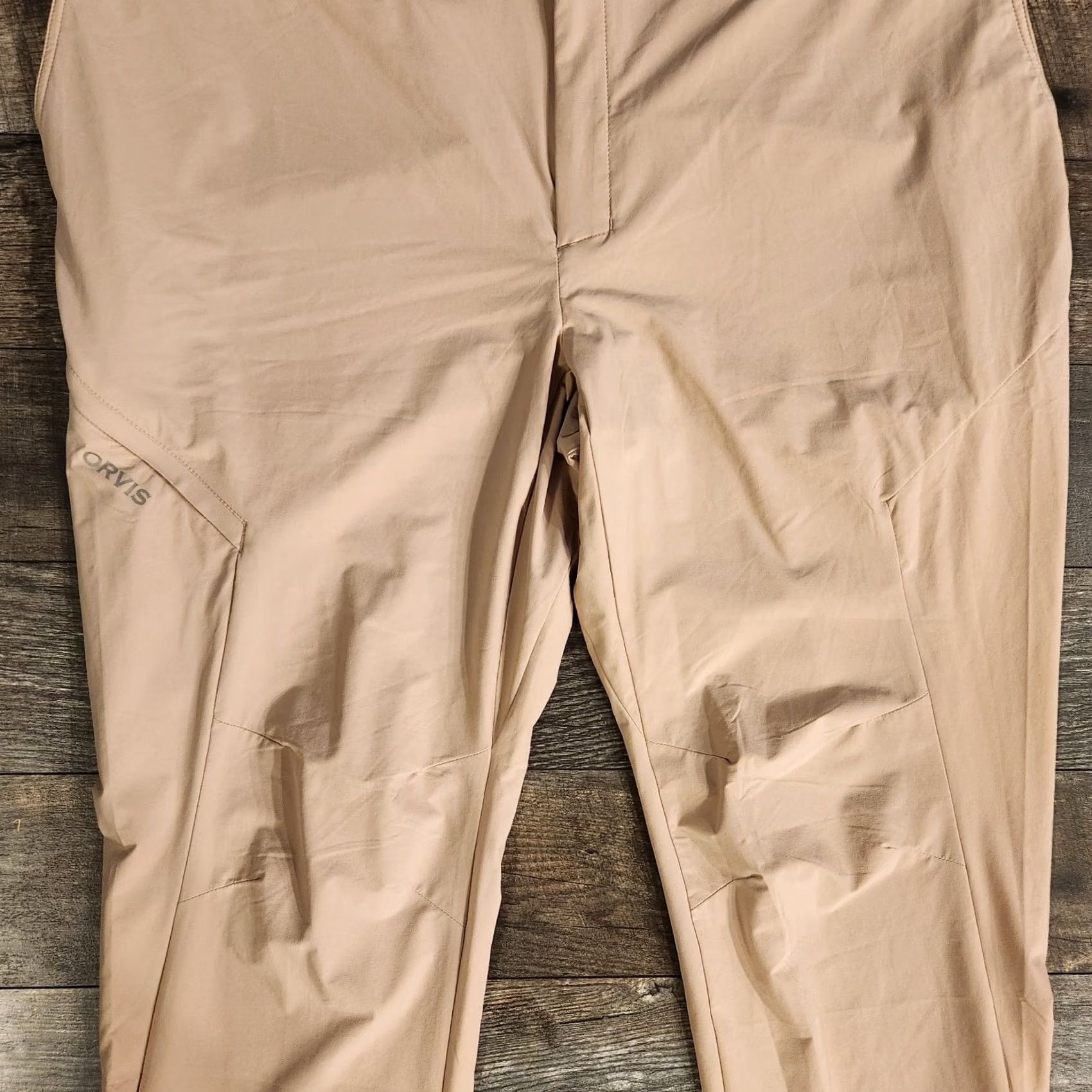Orvis Orvis Pro Approach Pants Mens 42x30 Tan Stretch Fishing UPF 50 Hiking Outdoors Cargo Straight 30in inseam Regular Size US 42 / EU 58 - 5 Thumbnail